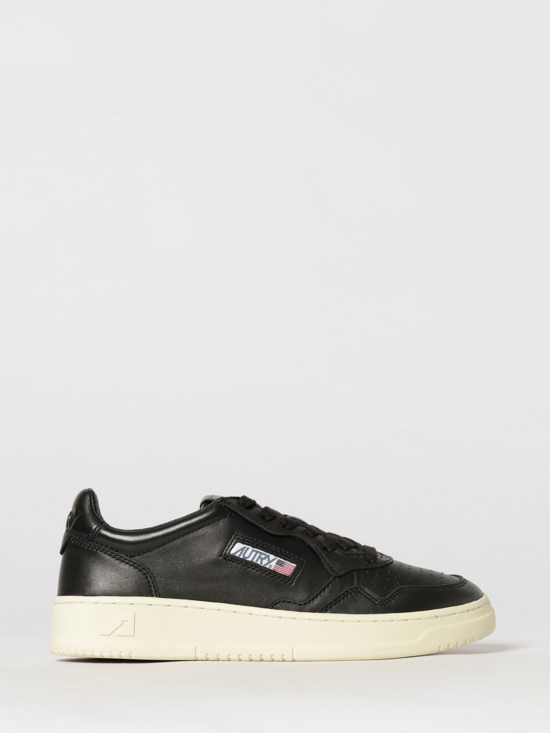 AUTRY Medalist Low zweifarbige Sneaker aus Kalbsleder und Wildleder