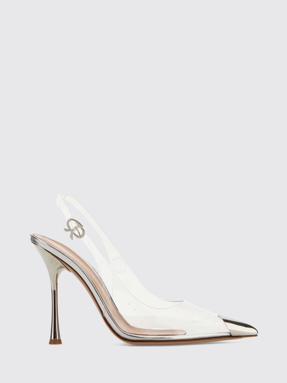 GIANVITO ROSSI Heeled Sandal Woman color Silver