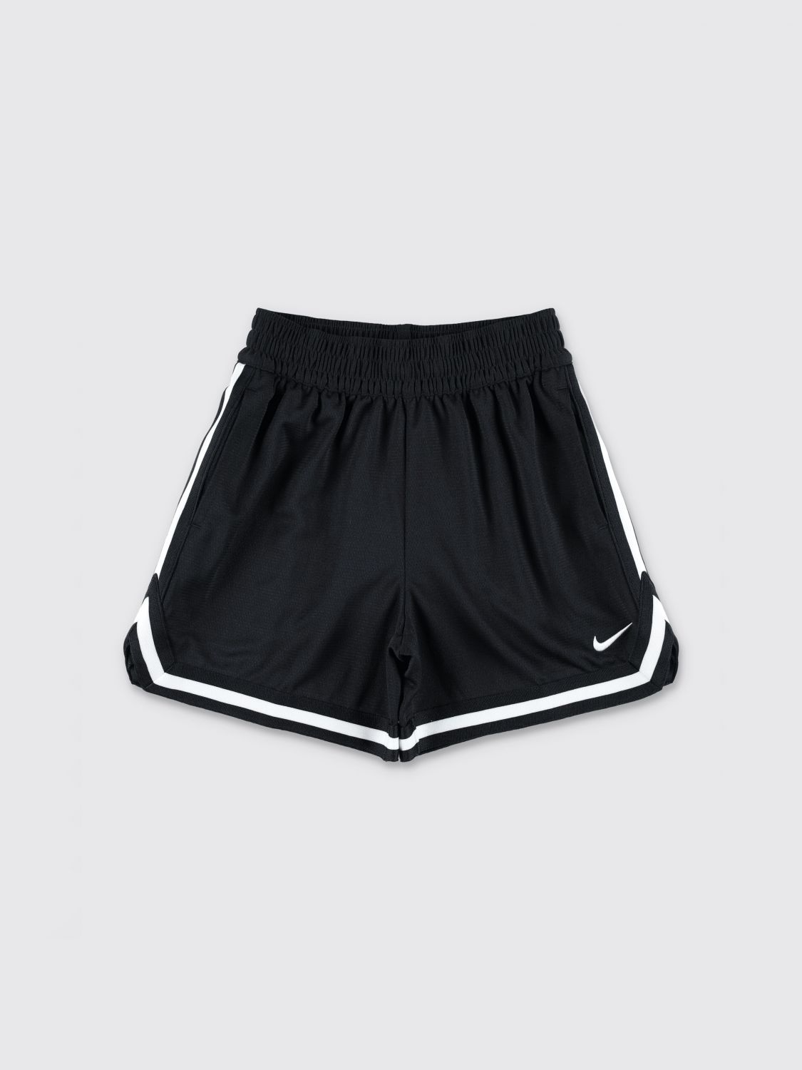 NIKE Boy's Polyester Sport Shorts with Elastic Waistband and Logo