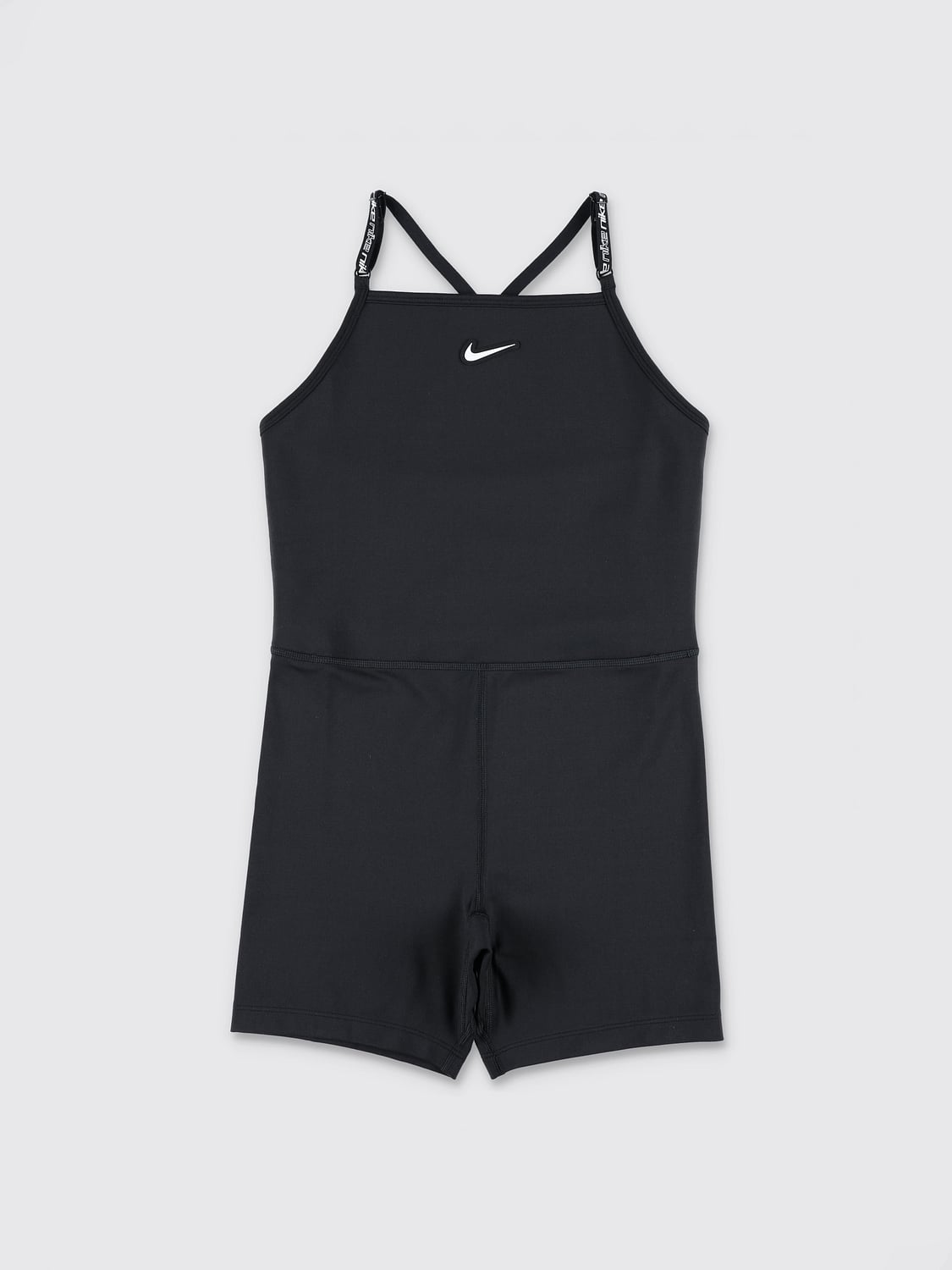 NIKE Boy's Technical Fabric Playsuit with Criss-Cross Logo Straps