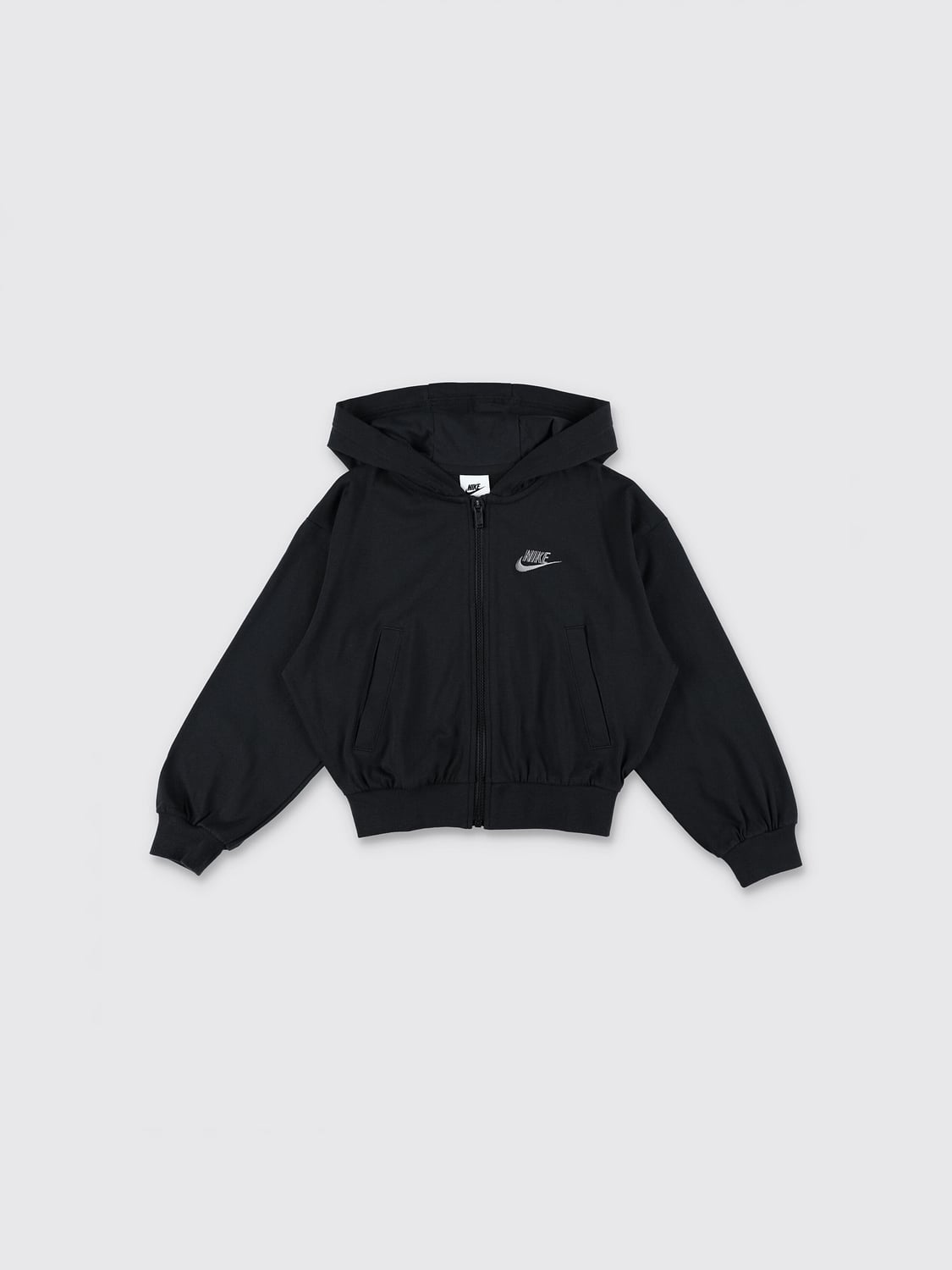 NIKE Boy's Cotton Zip-Up Hoodie