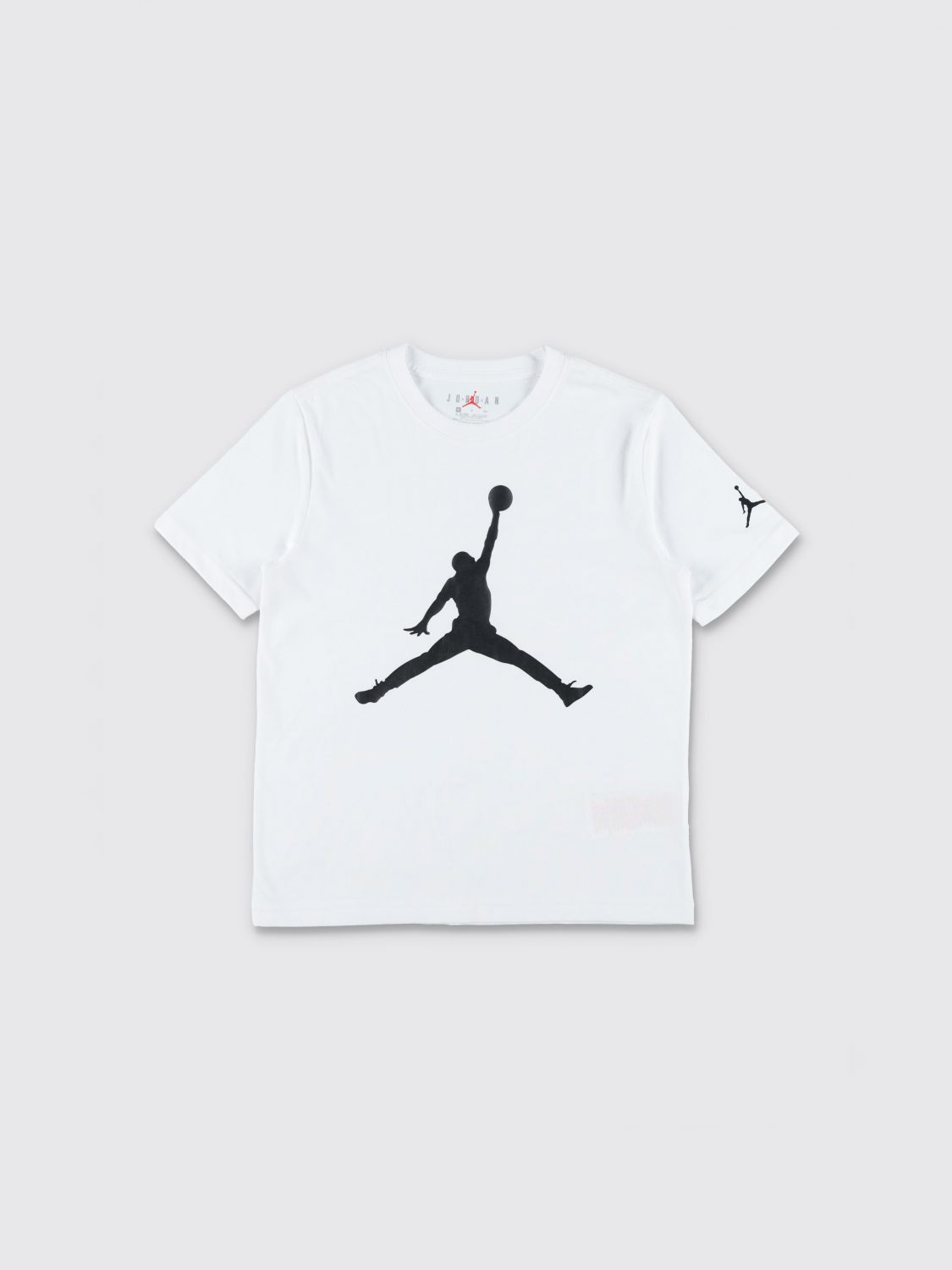 NIKE Boy's Cotton-Blend T-shirt with Printed Logo and Crew Neck
