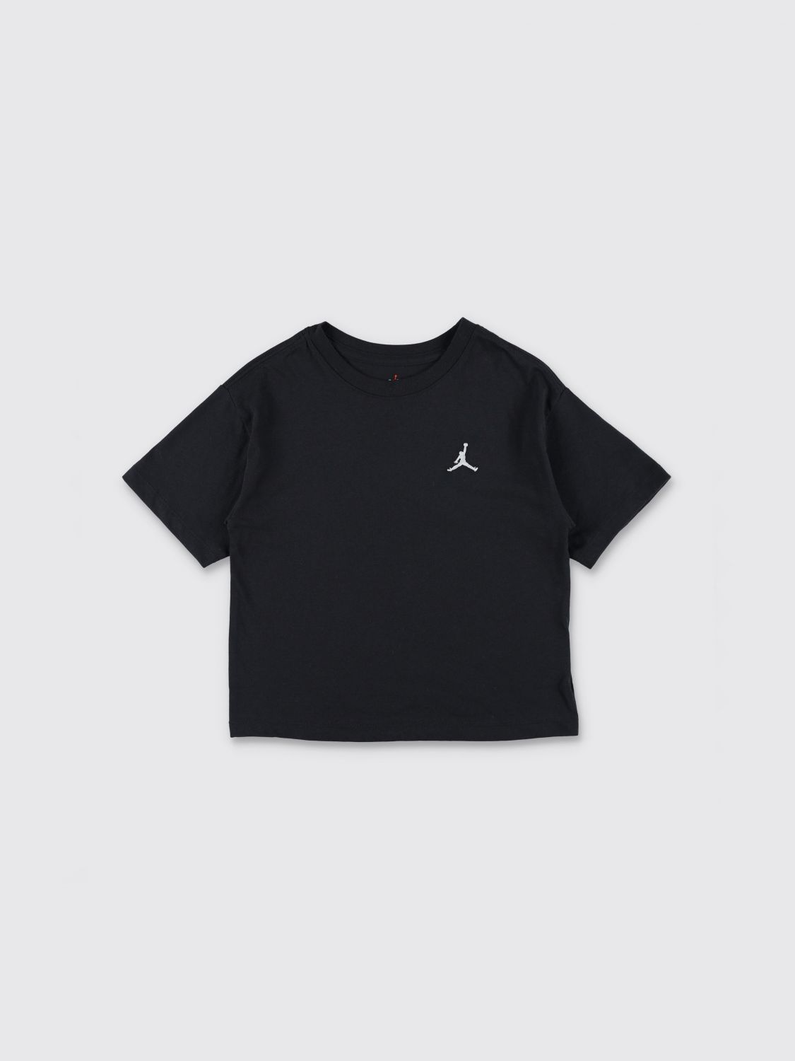 NIKE Boy's Cotton-Blend T-shirt with Front Contrast Logo