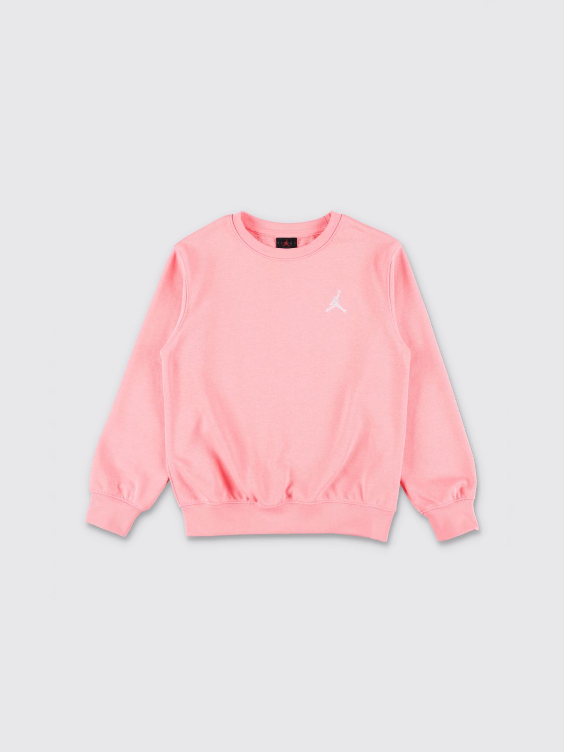 NIKE Felpa girocollo da bambina in misto cotone con logo a contrasto