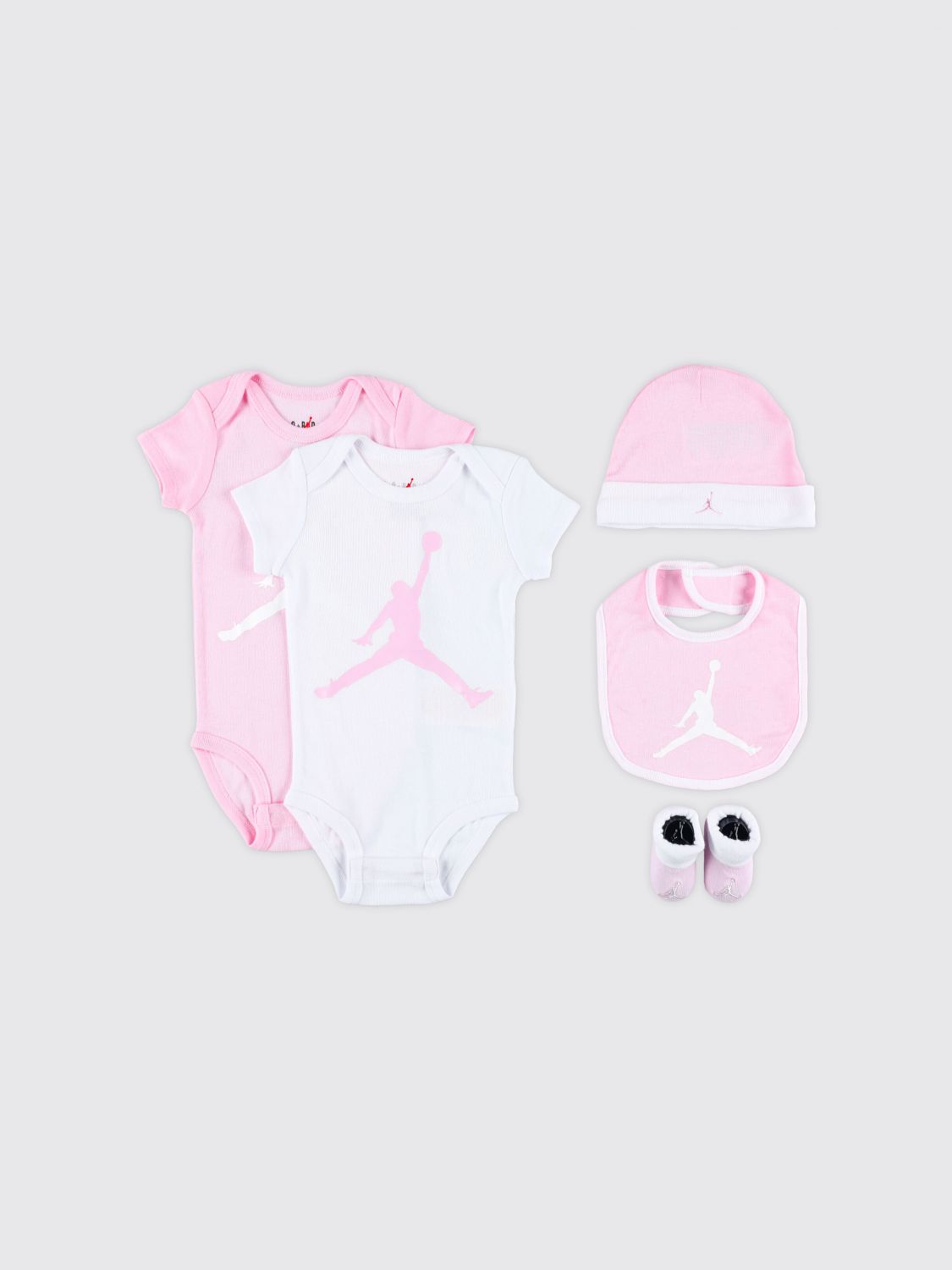 NIKE Set Jordan da bambino 5 pezzi in cotone con logo a contrasto