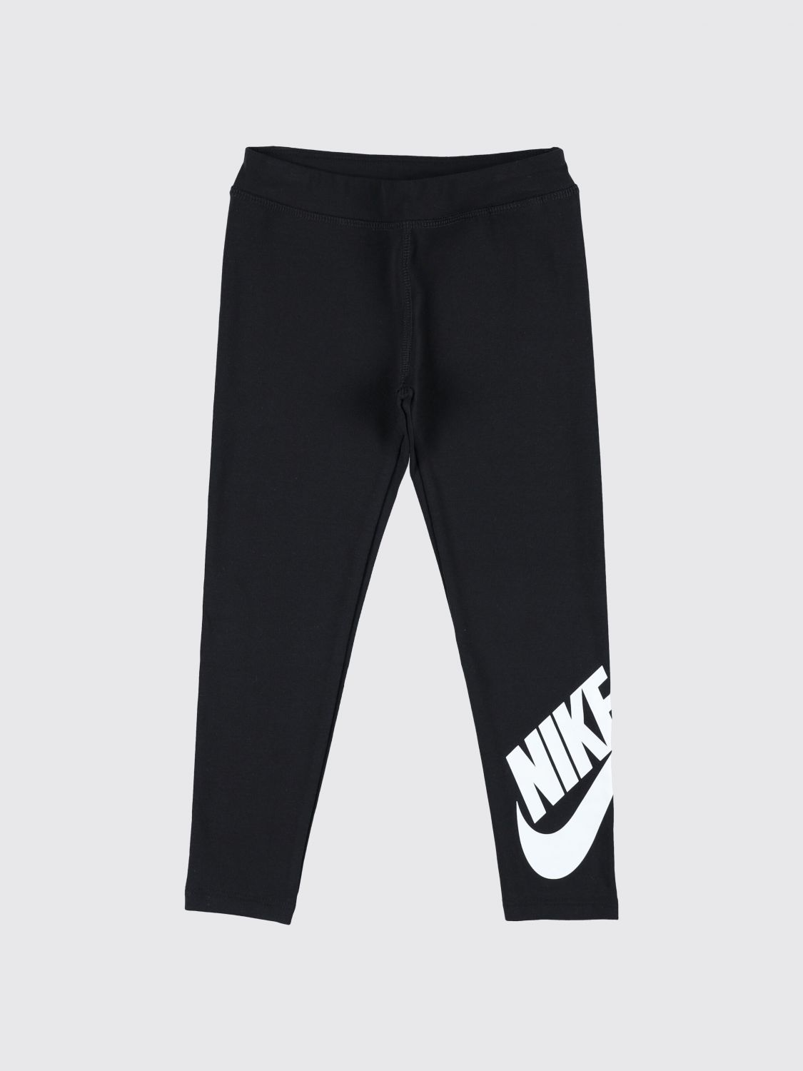 NIKE Boy's Slim Fit High-Waisted Sports Leggings with Logo