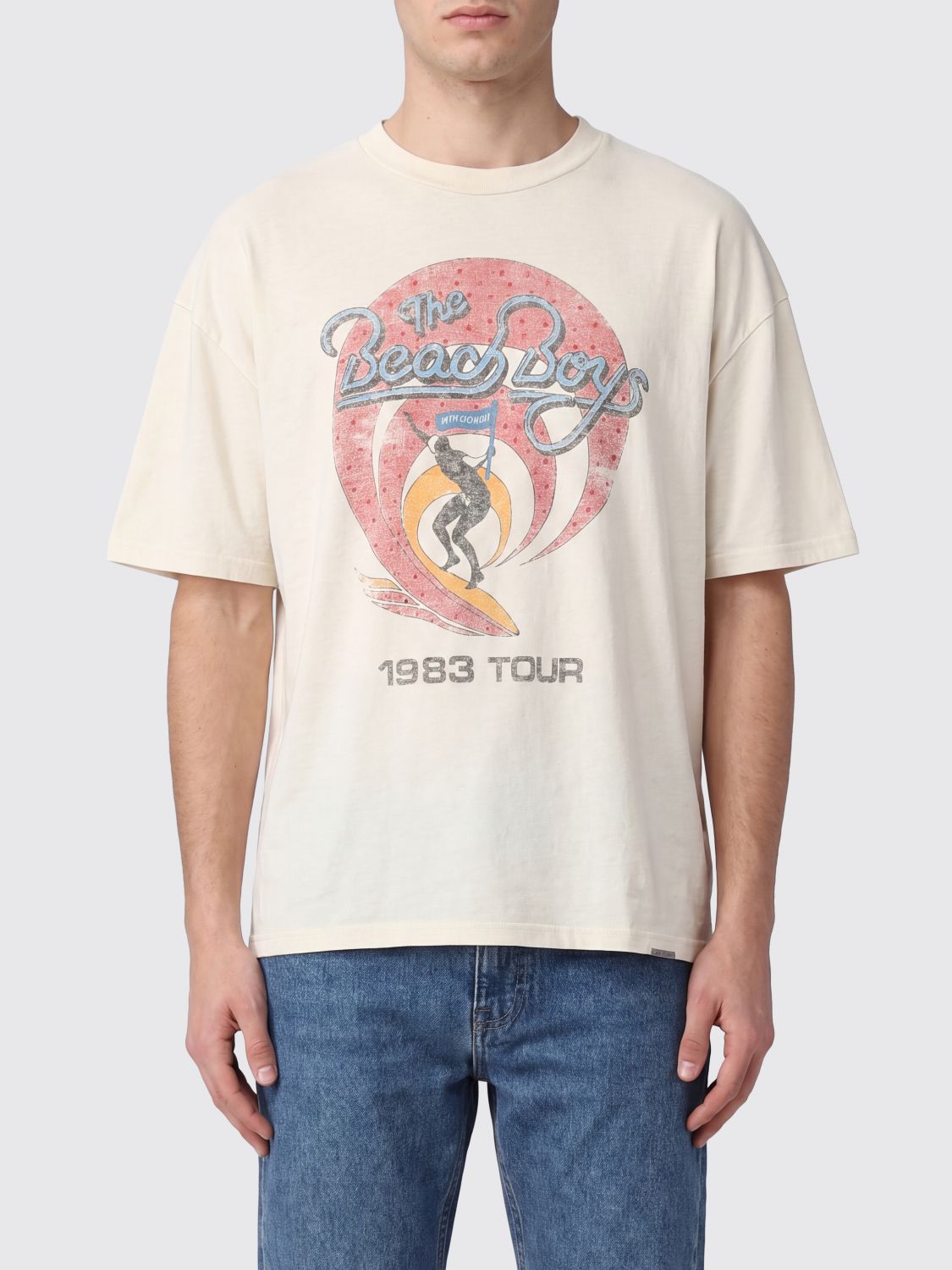 REPRESENT T-shirt in cotone organico e canapa con stampa grafica