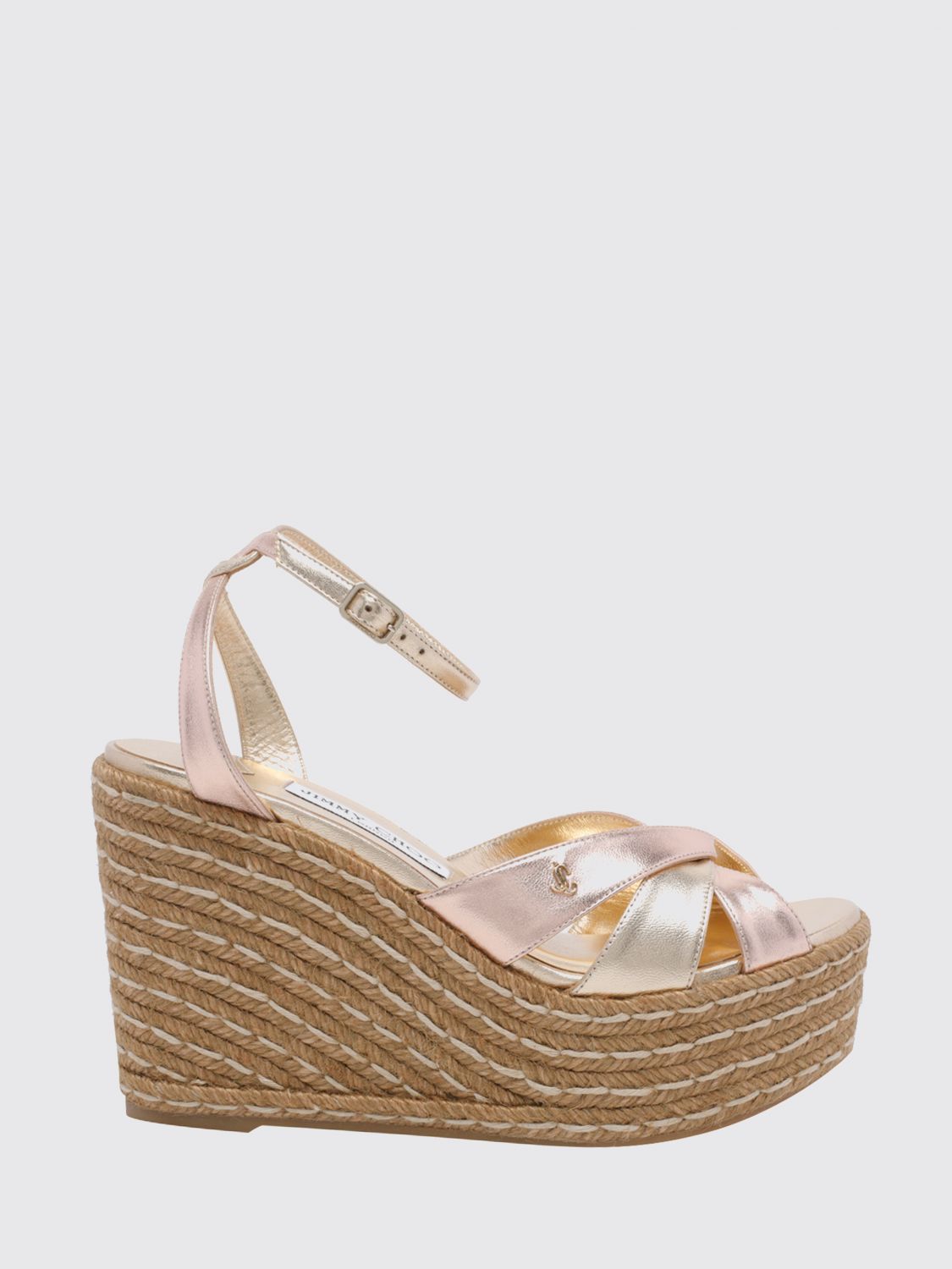 JIMMY CHOO Wedge Shoes Woman color Gold