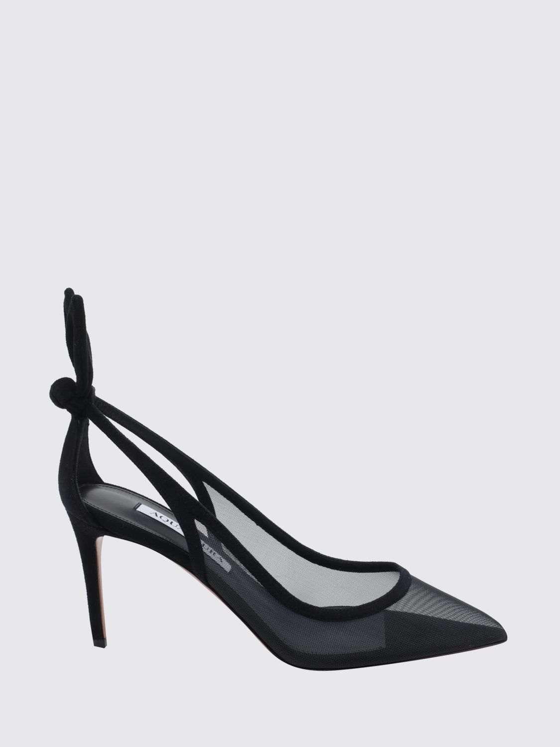 Aquazzura パンプス レディース カラー ブラック In Blue