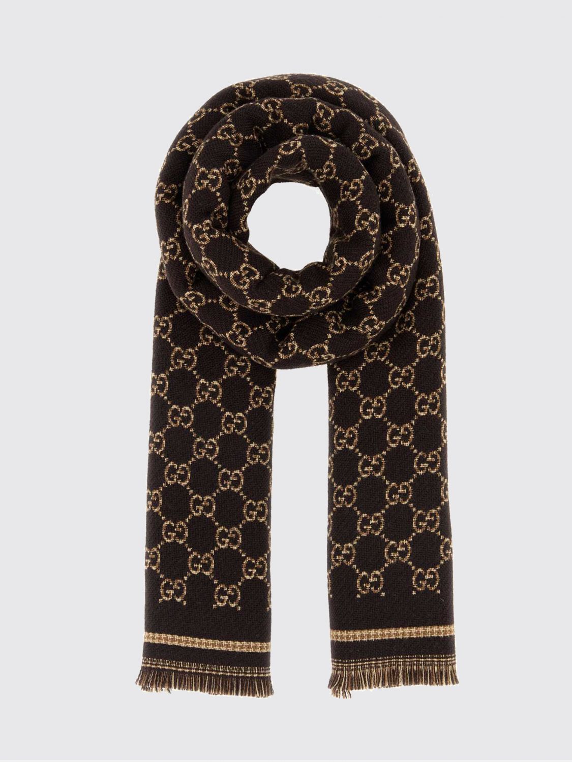 GUCCI Sciarpa Uomo colore Marrone