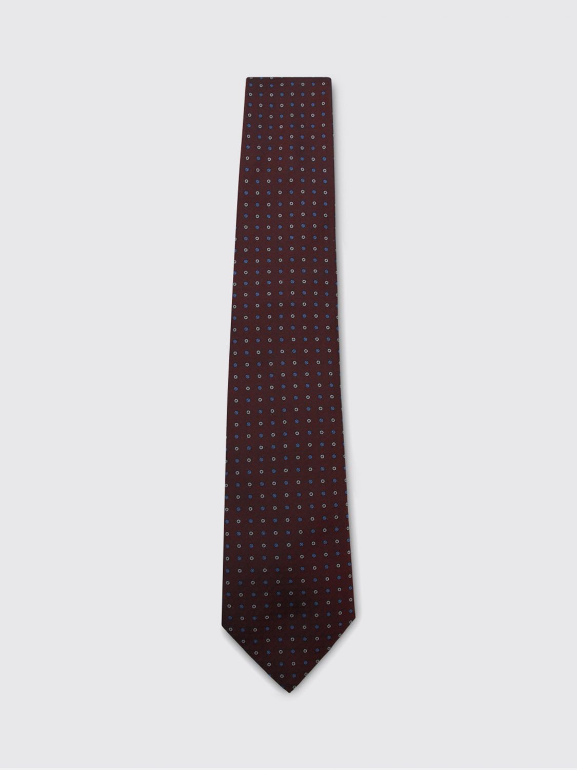 Canali Floral Print Pure Silk Tie · OS