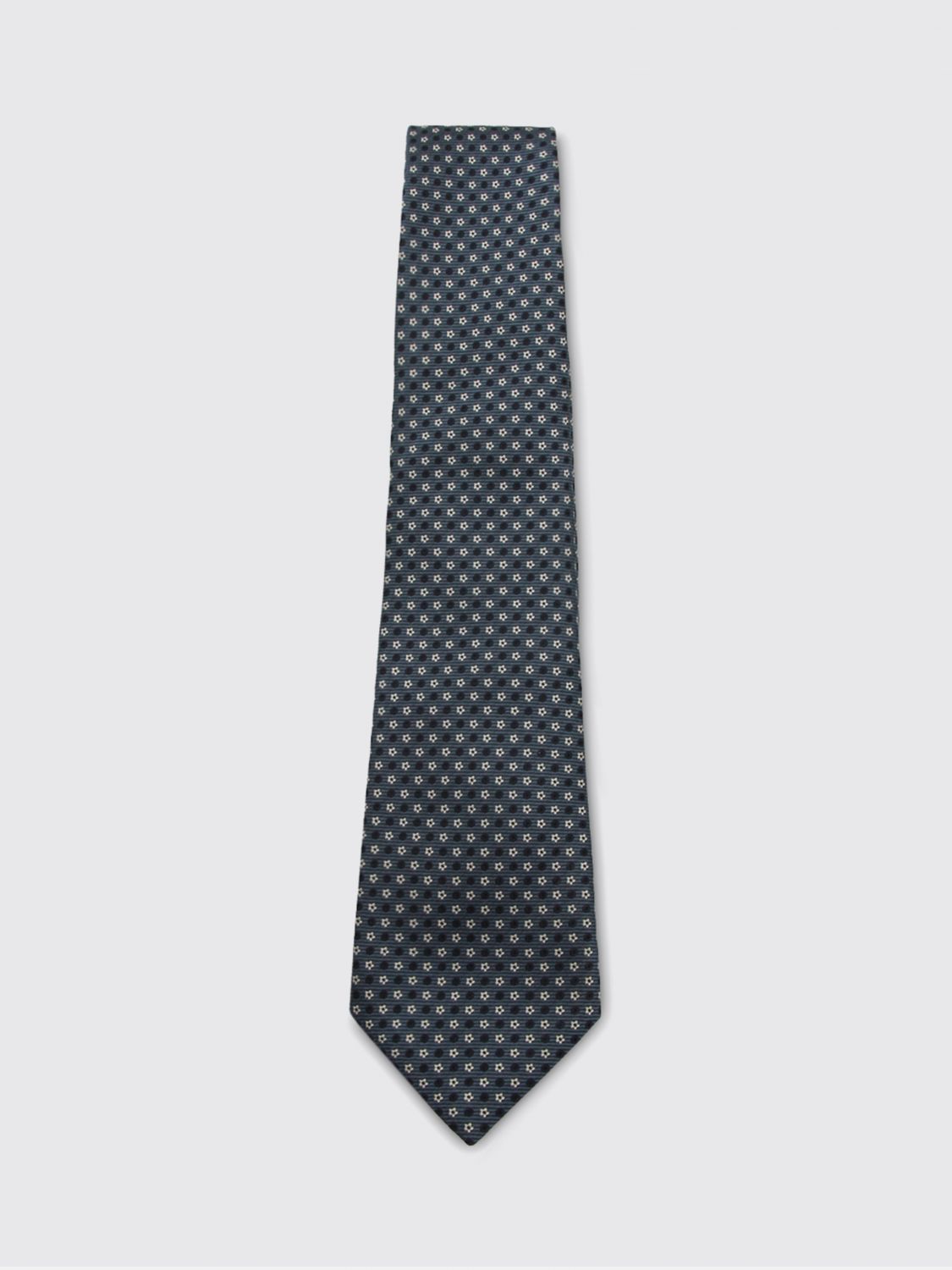 CANALI Floral Print Pure Silk Tie