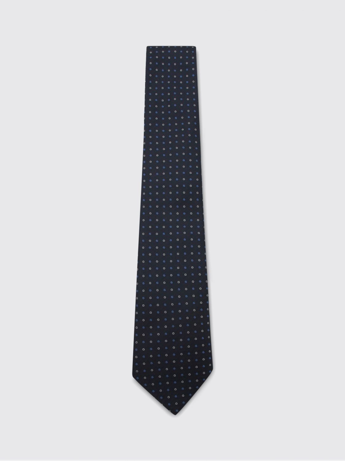 Canali Floral Print Pure Silk Tie · OS