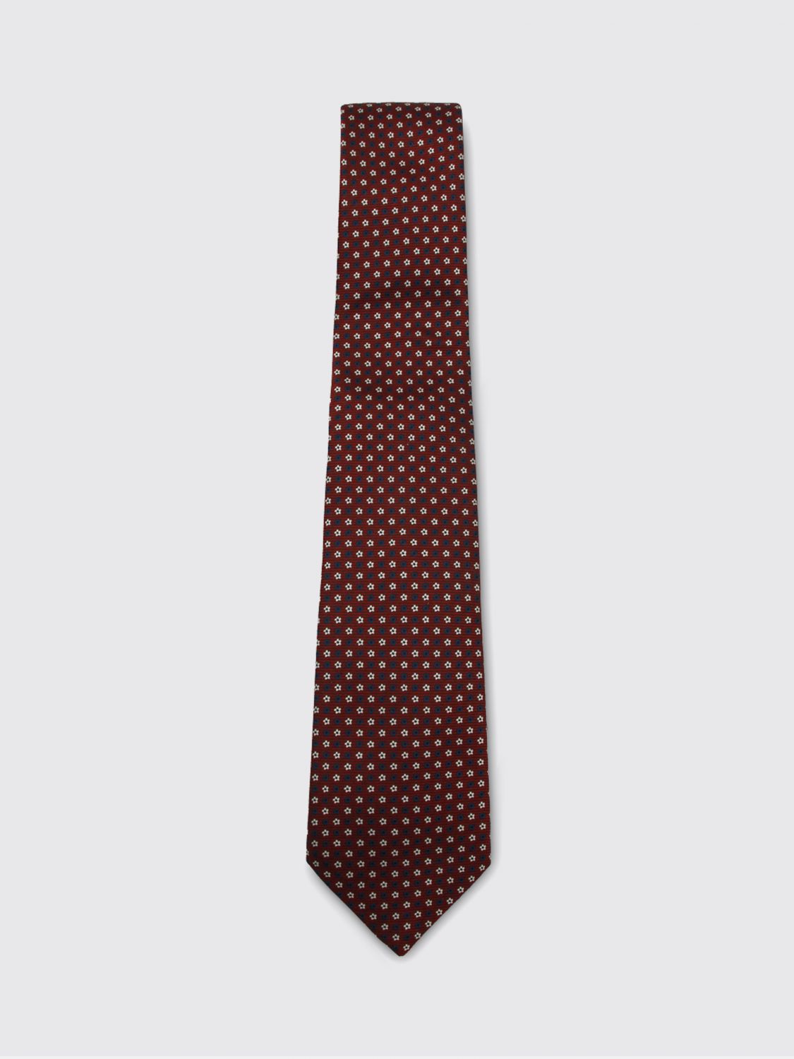 Canali Floral Print Pure Silk Tie · OS