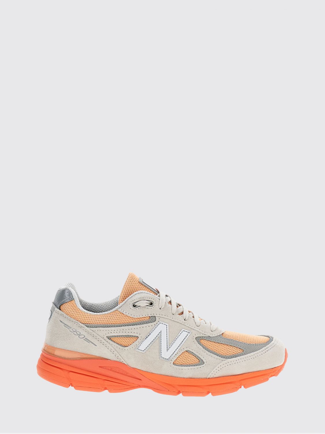 NEW BALANCE Sneakers Made in USA 990v4 in pelle e mesh con intersuola EnCap