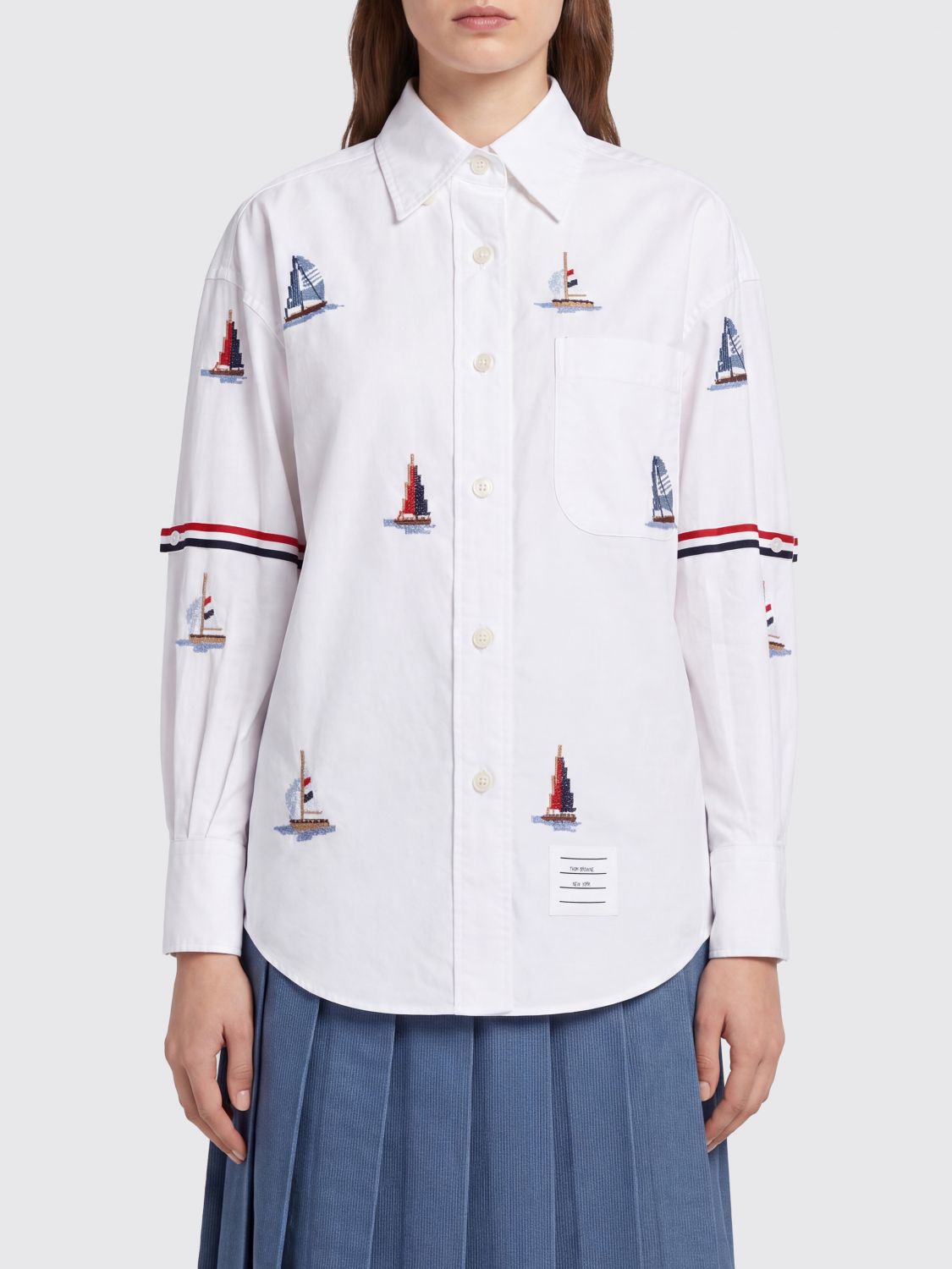 THOM BROWNE Shirt Woman color White