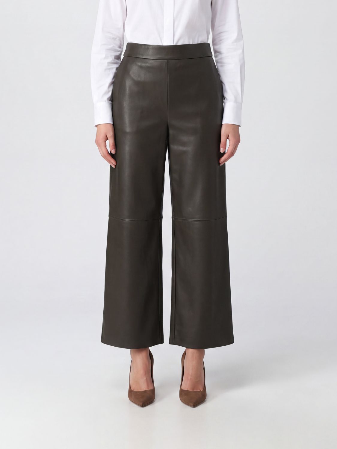 'S MAX MARA Pants Woman color Green