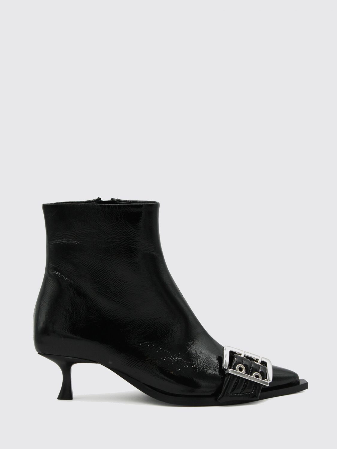 GANNI Boots Woman color Black
