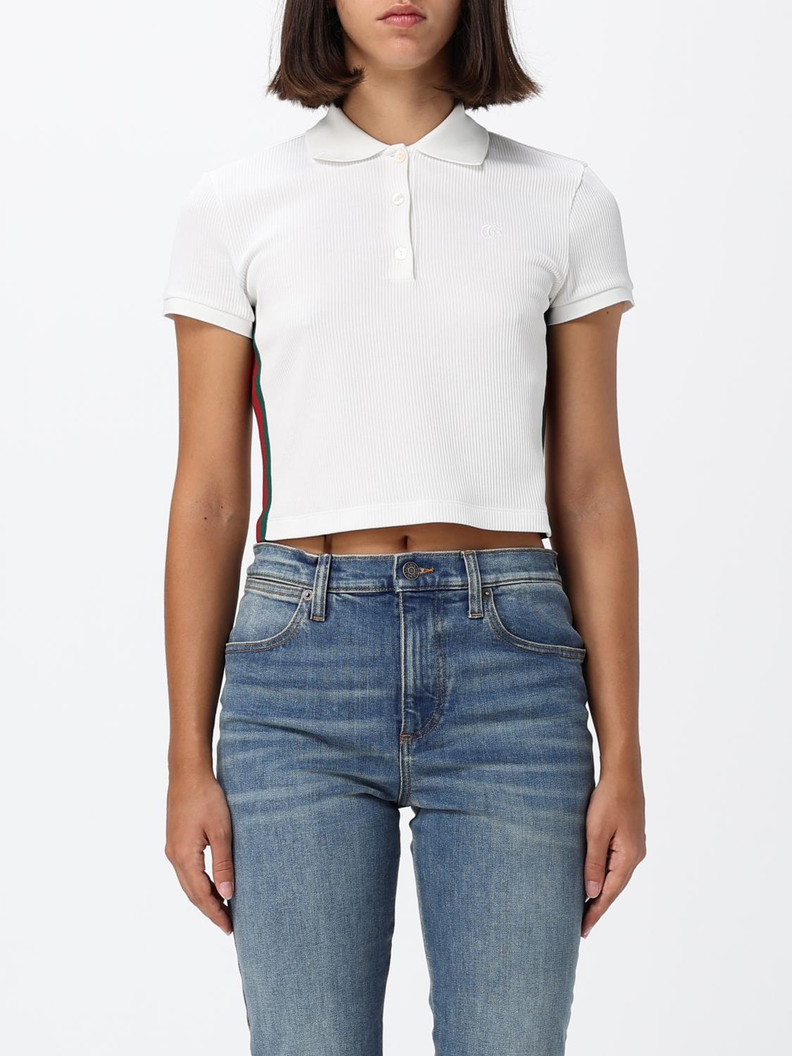 GUCCI Polo Donna colore Bianco