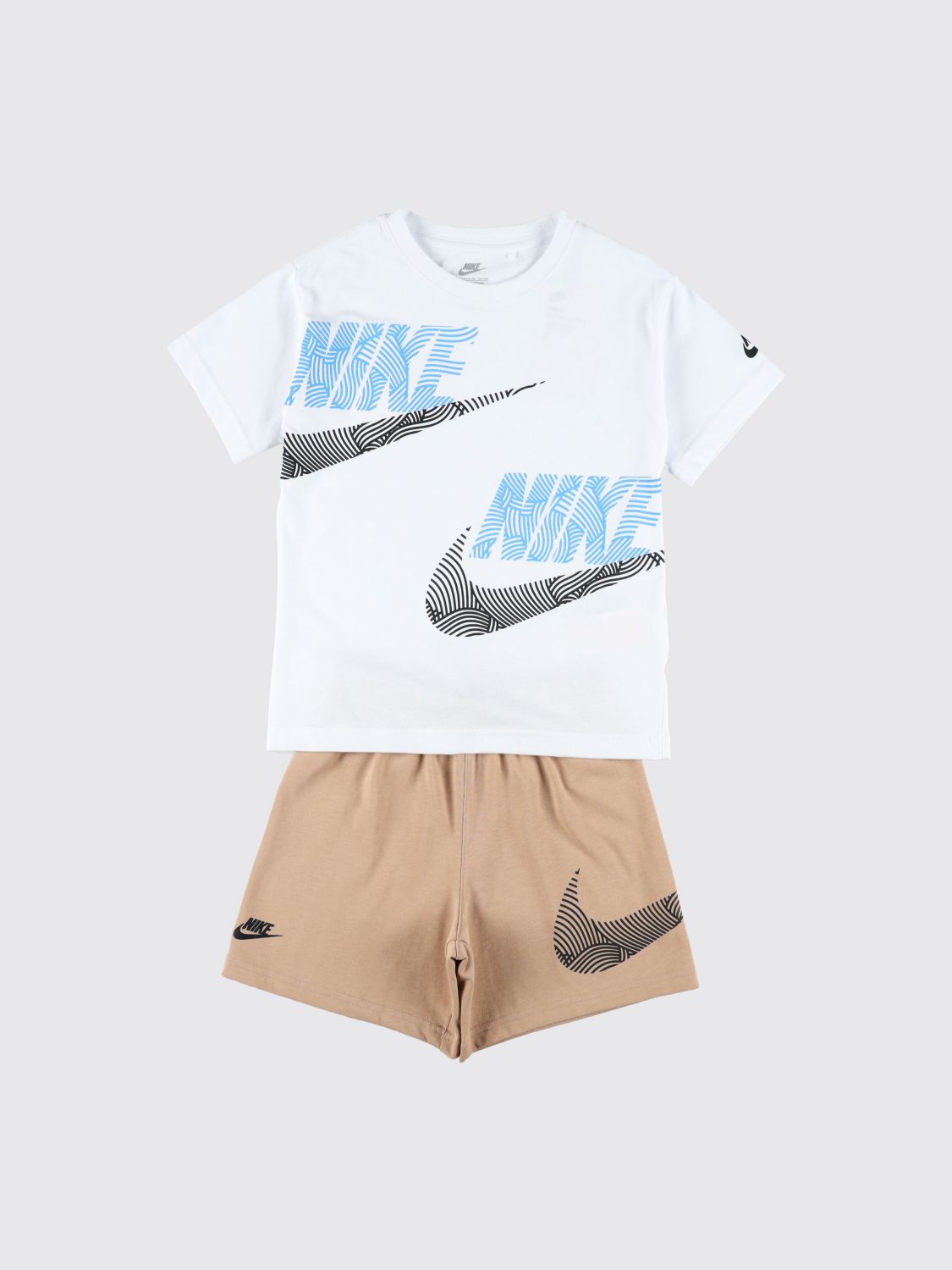 NIKE Set 2 pezzi da bambino in misto cotone con t-shirt e shorts