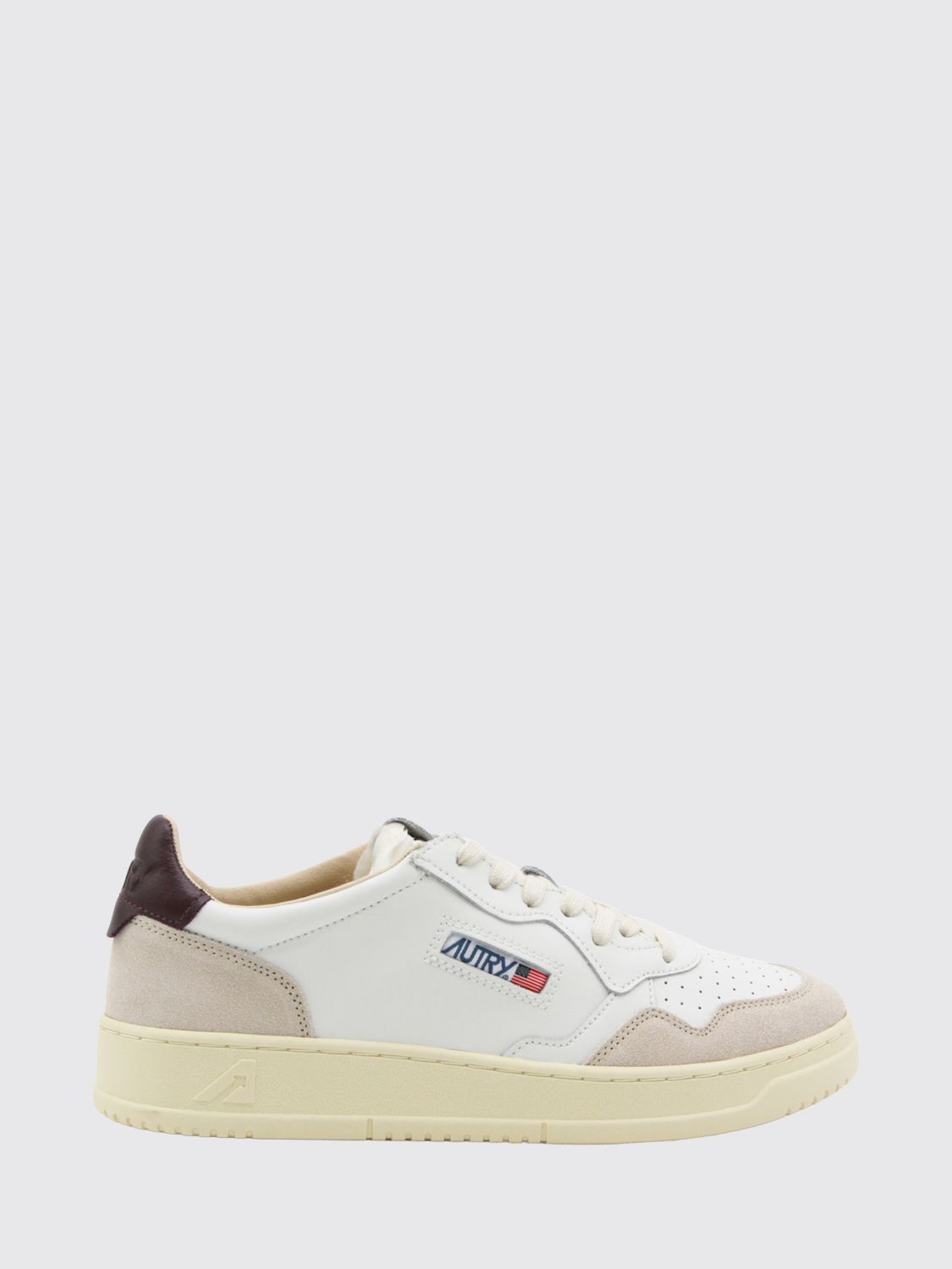 AUTRY Sneakers Medalist Low in pelle, suede e nylon con design bicolore