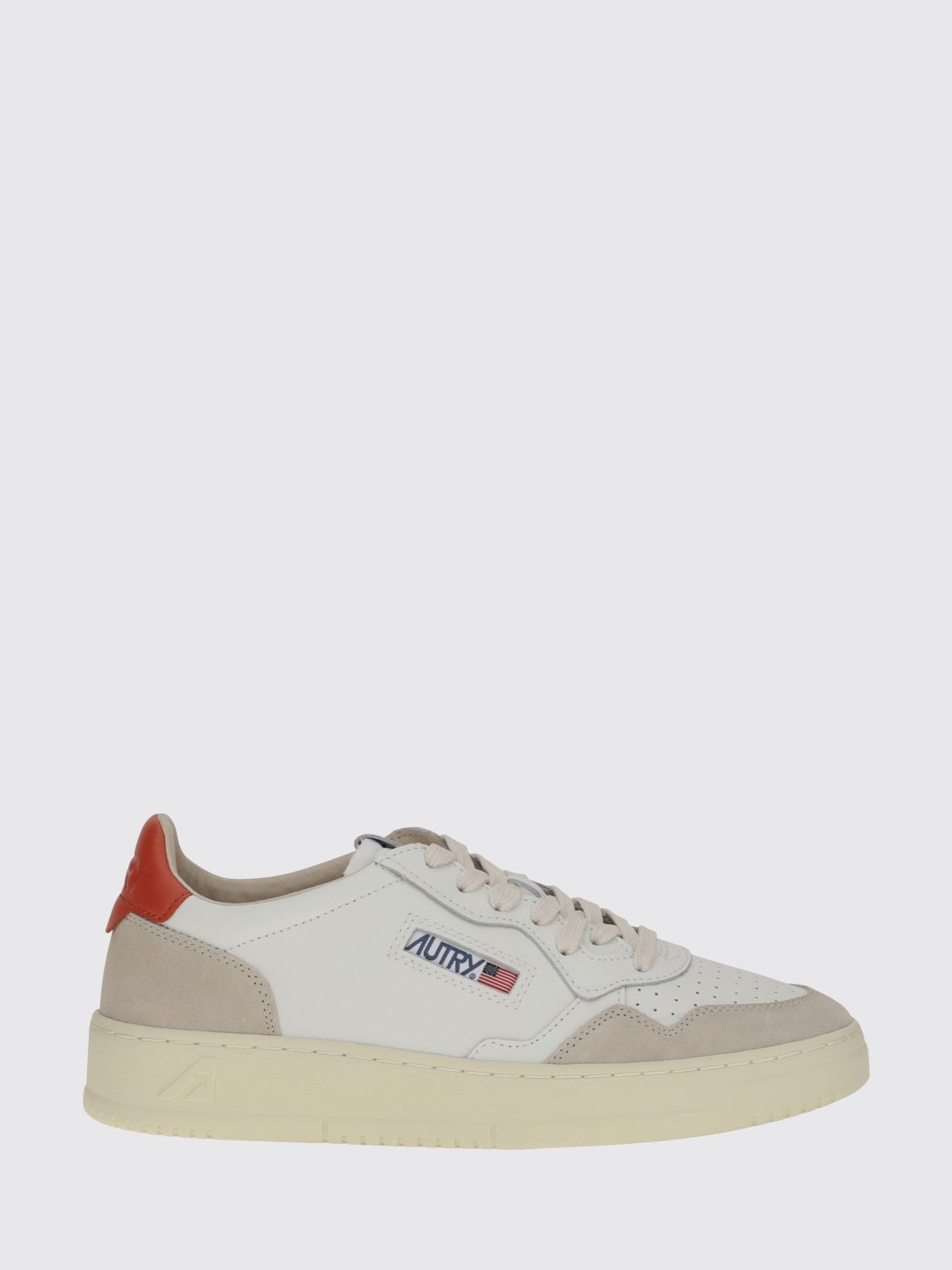 AUTRY Sneakers Medalist Low in pelle, suede e nylon con design bicolore