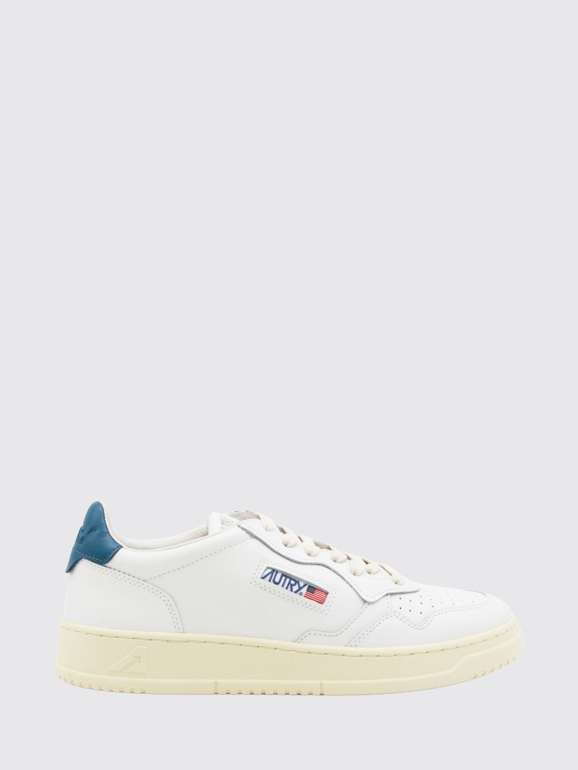 AUTRY Sneakers Medalist Low in pelle di vitello liscia con design bicolore