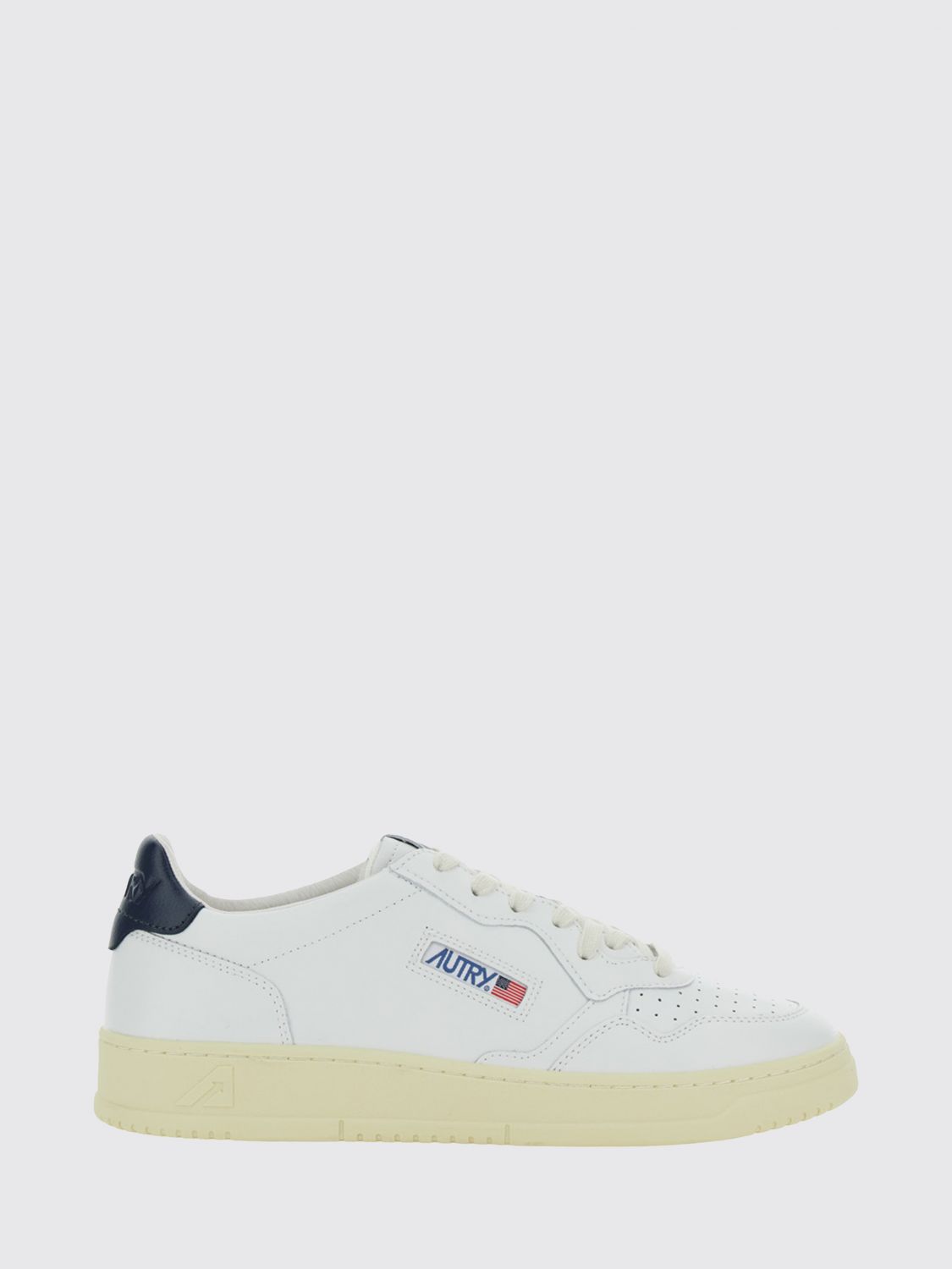 AUTRY Medalist Low Sneakers aus glattem Kalbsleder im Bicolor-Design