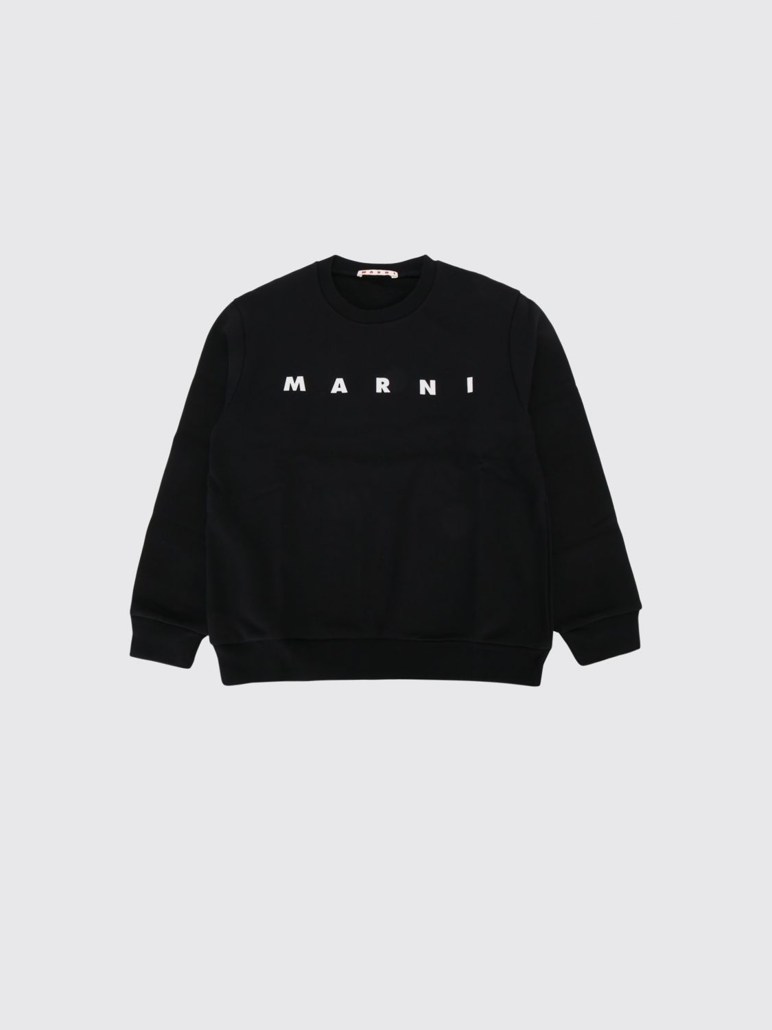 MARNI Rundhals-Sweatshirt aus Baumwolle für Jungen mit Kontrast-Logo