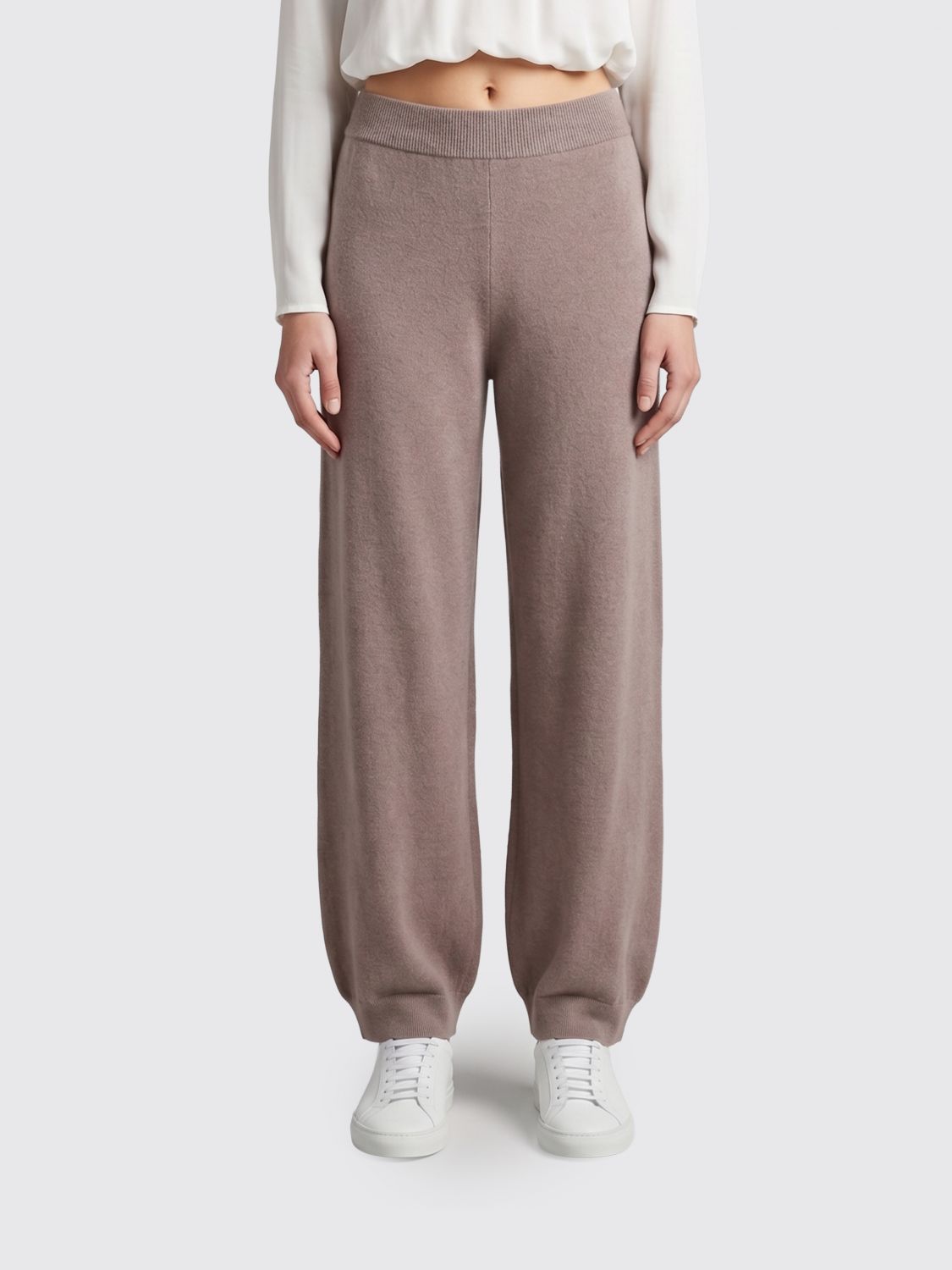 FABIANA FILIPPI Pants Woman color Coffee