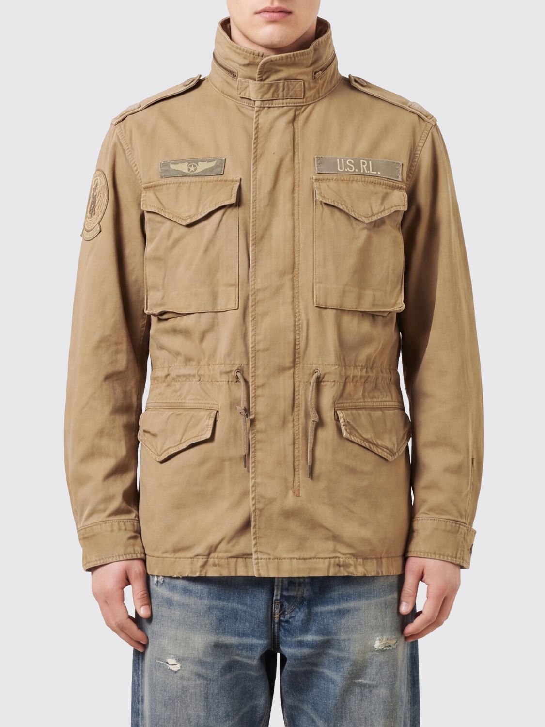 POLO RALPH LAUREN Jacket Men color Beige