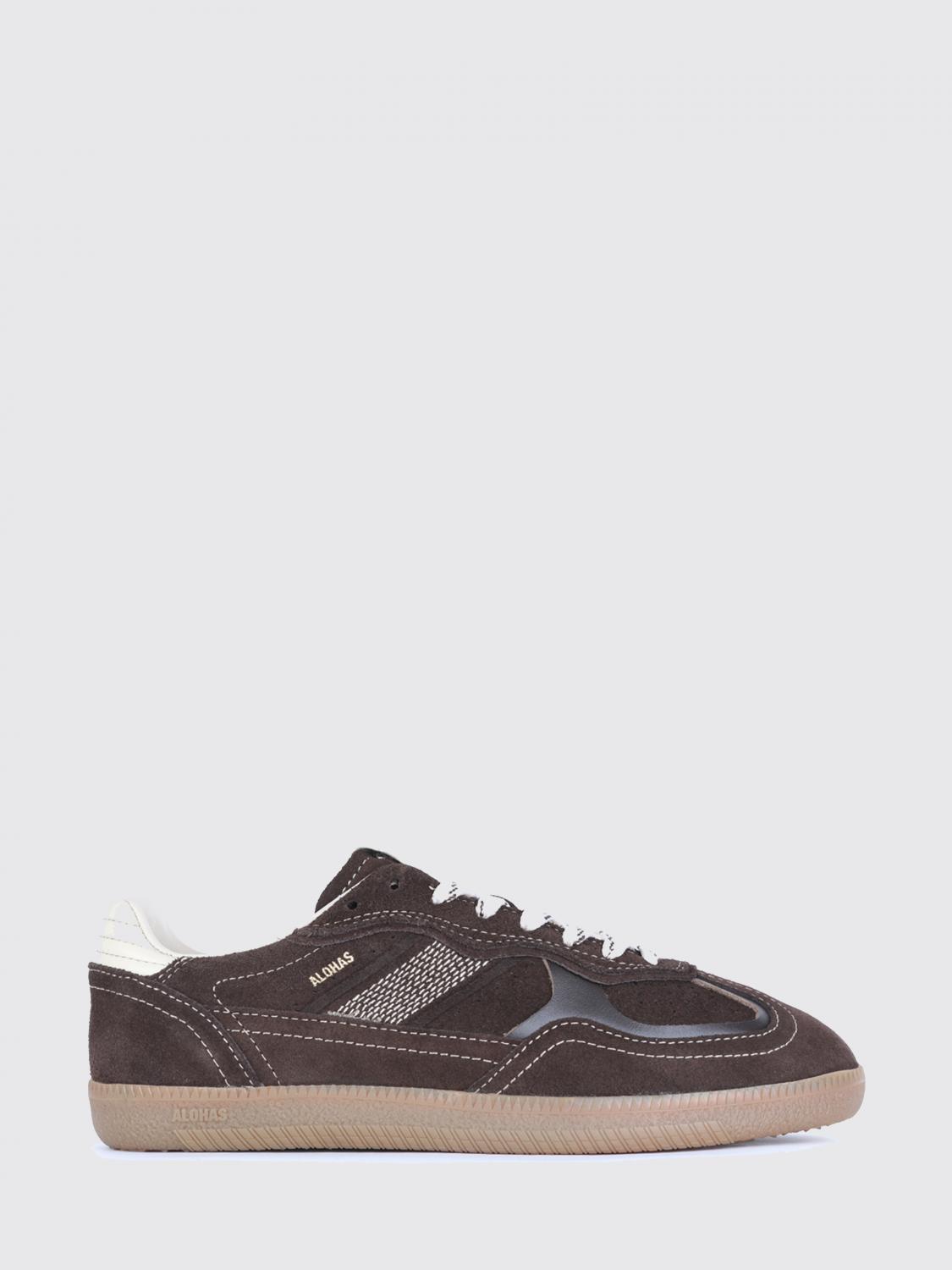 Alohas TB.490 Color-Block Leather and Suede Sneakers
