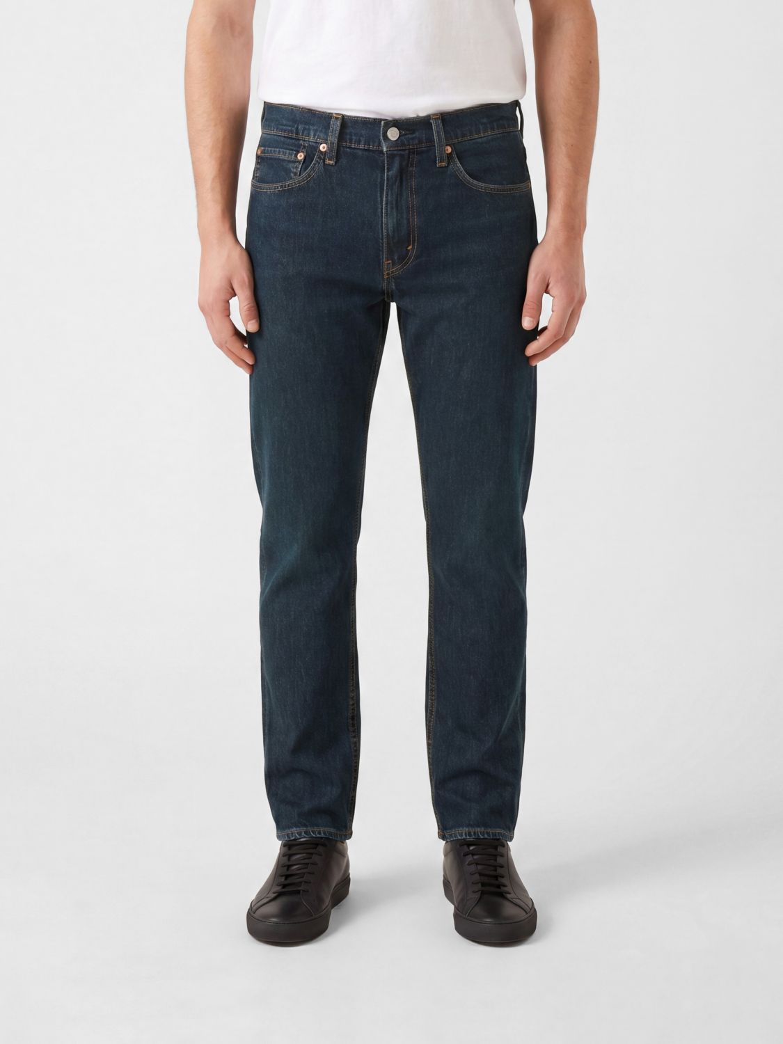 LEVI'S Jeans tapered fit in denim di cotone stretch a vita media