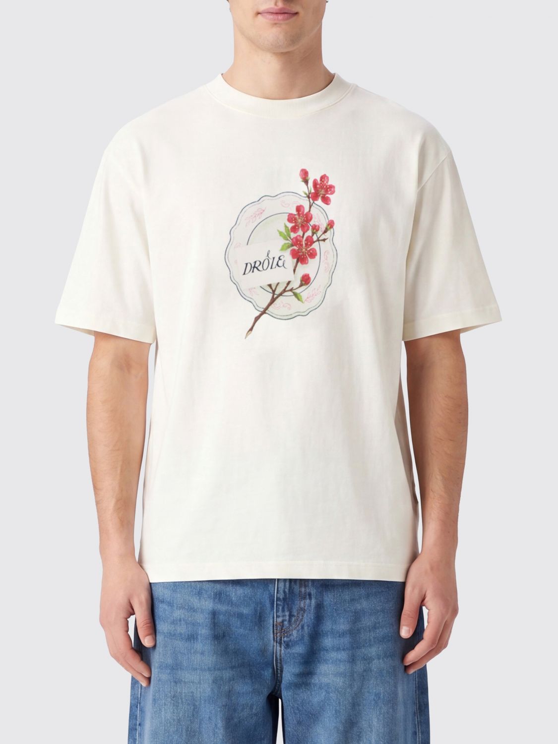 Drôle de Monsieur Baumwoll-T-Shirt von mit Grafikdruck und Vintage-Logo