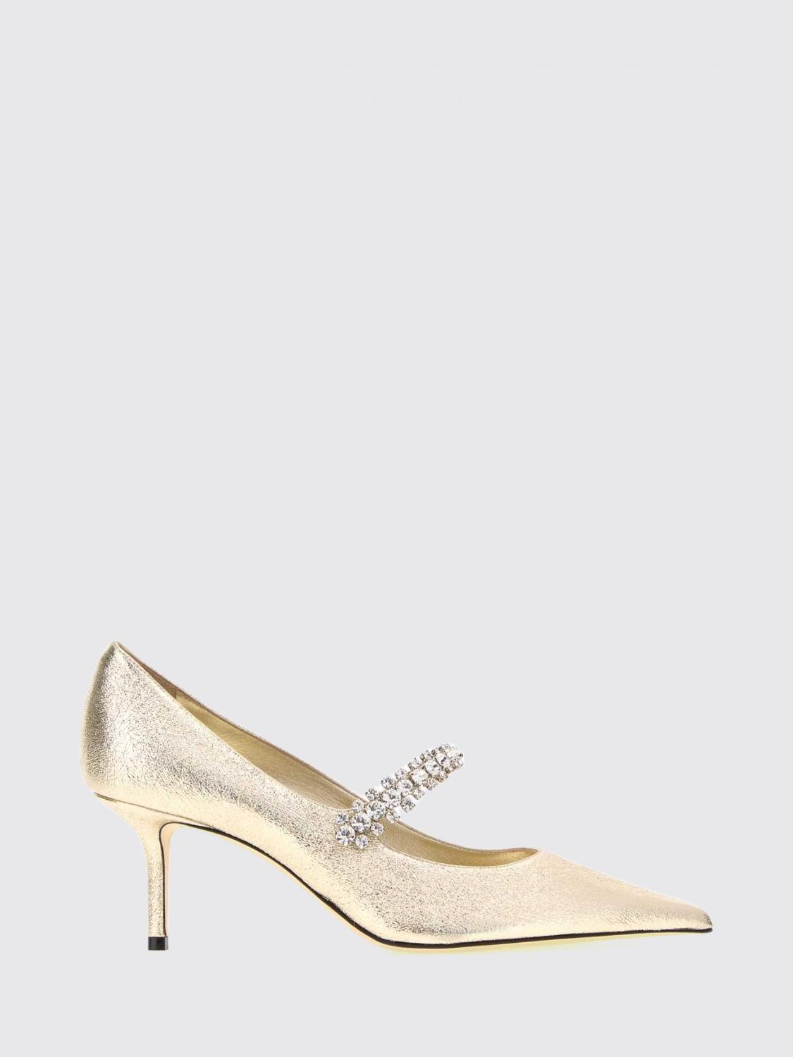 JIMMY CHOO High Heel Shoes Woman color Platinum