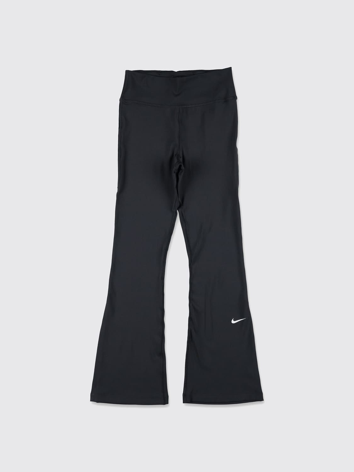 NIKE Girl's High-Waisted Flared Leggings in Stretch Technical Fabric