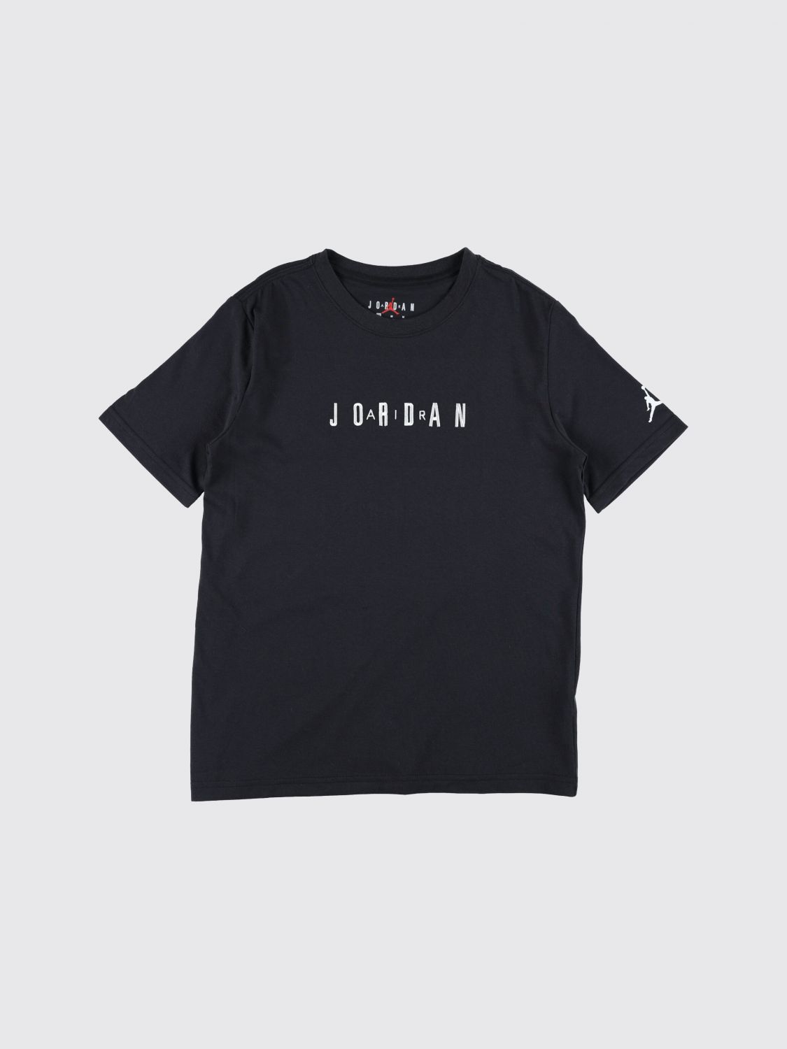 NIKE Boy's Cotton Blend T-Shirt with Chest Logo Print