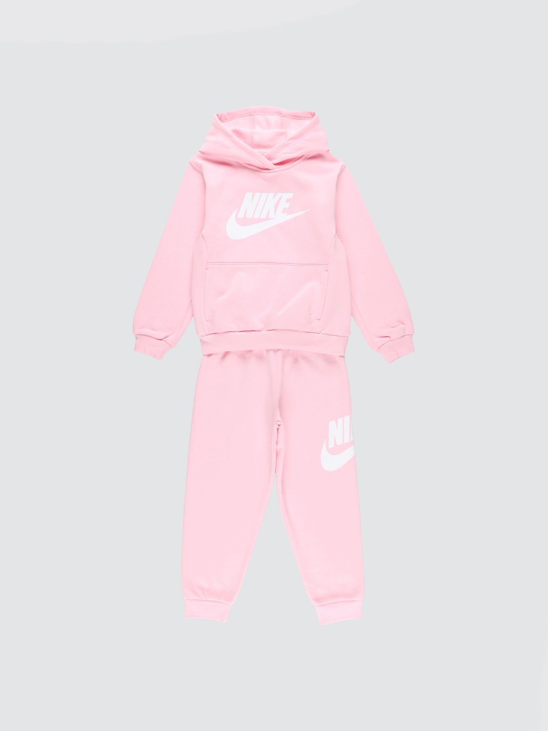 NIKE Boy's 2-Piece Hooded Cotton Blend Tracksuit with Swoosh Logo