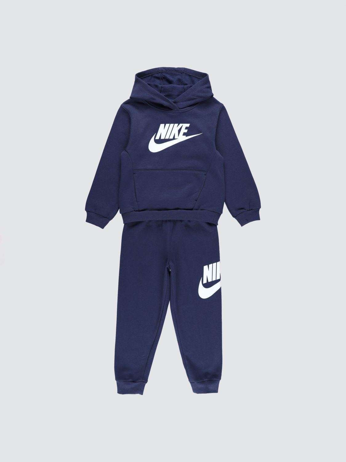 NIKE Boy's 2-Piece Hooded Cotton Blend Tracksuit with Swoosh Logo
