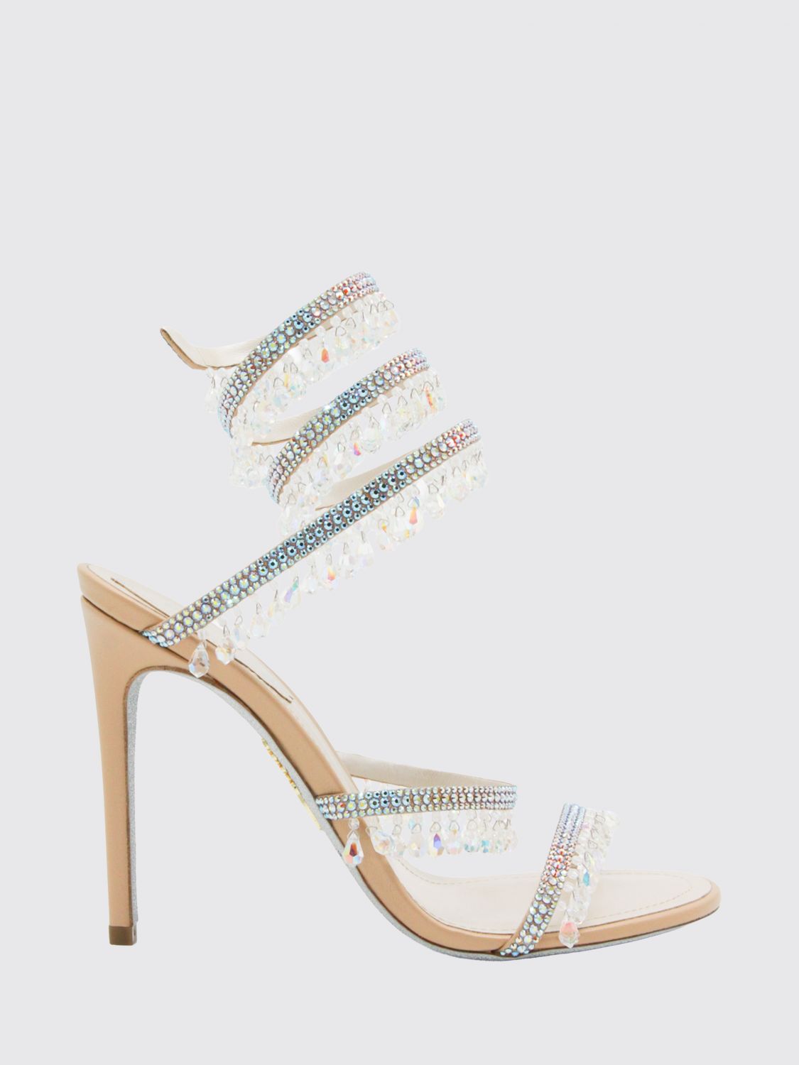 RENE CAOVILLA Sandali Con Tacco Donna colore Beige