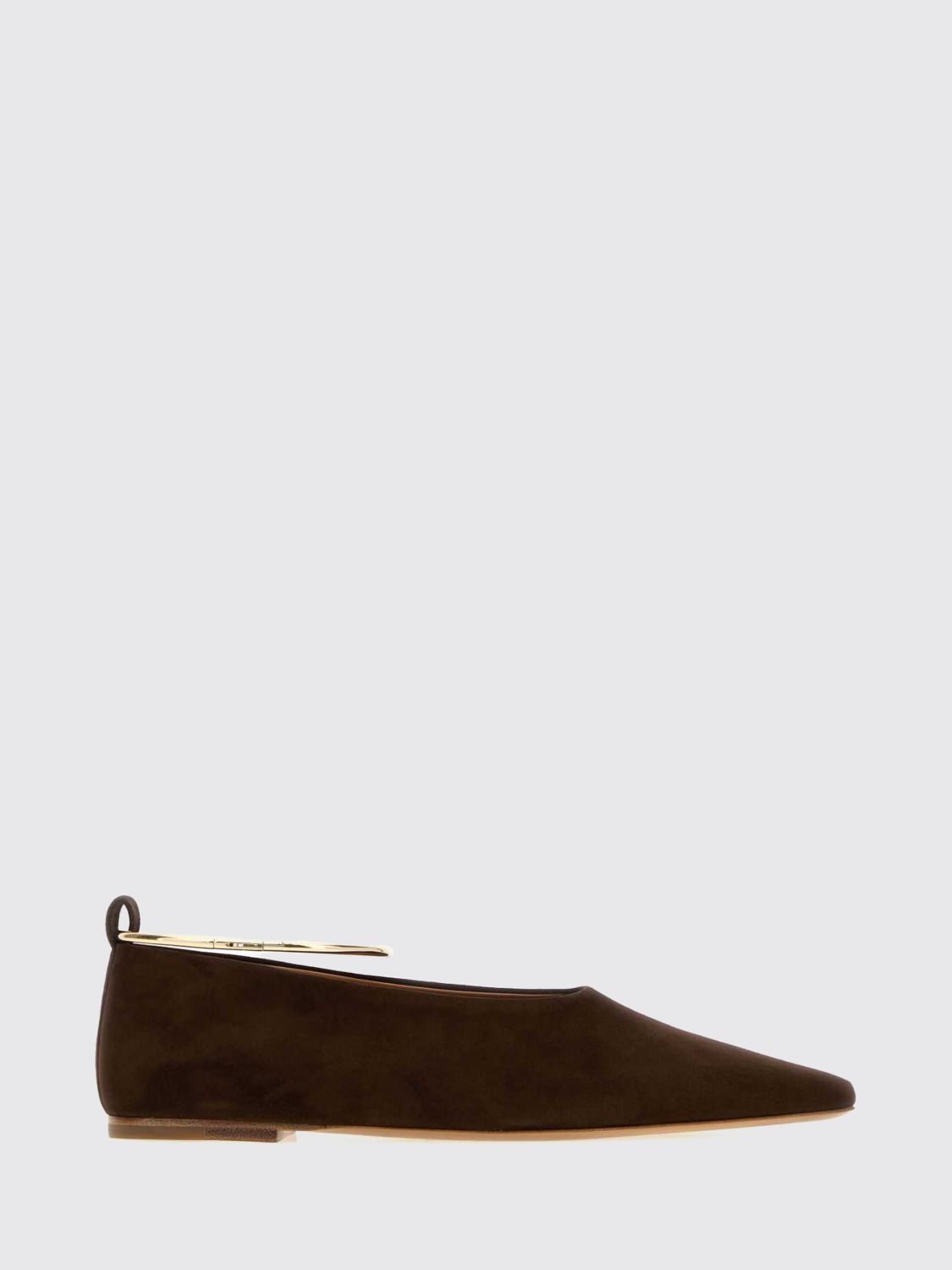 JIL SANDER Ballet Flat Woman color Brown