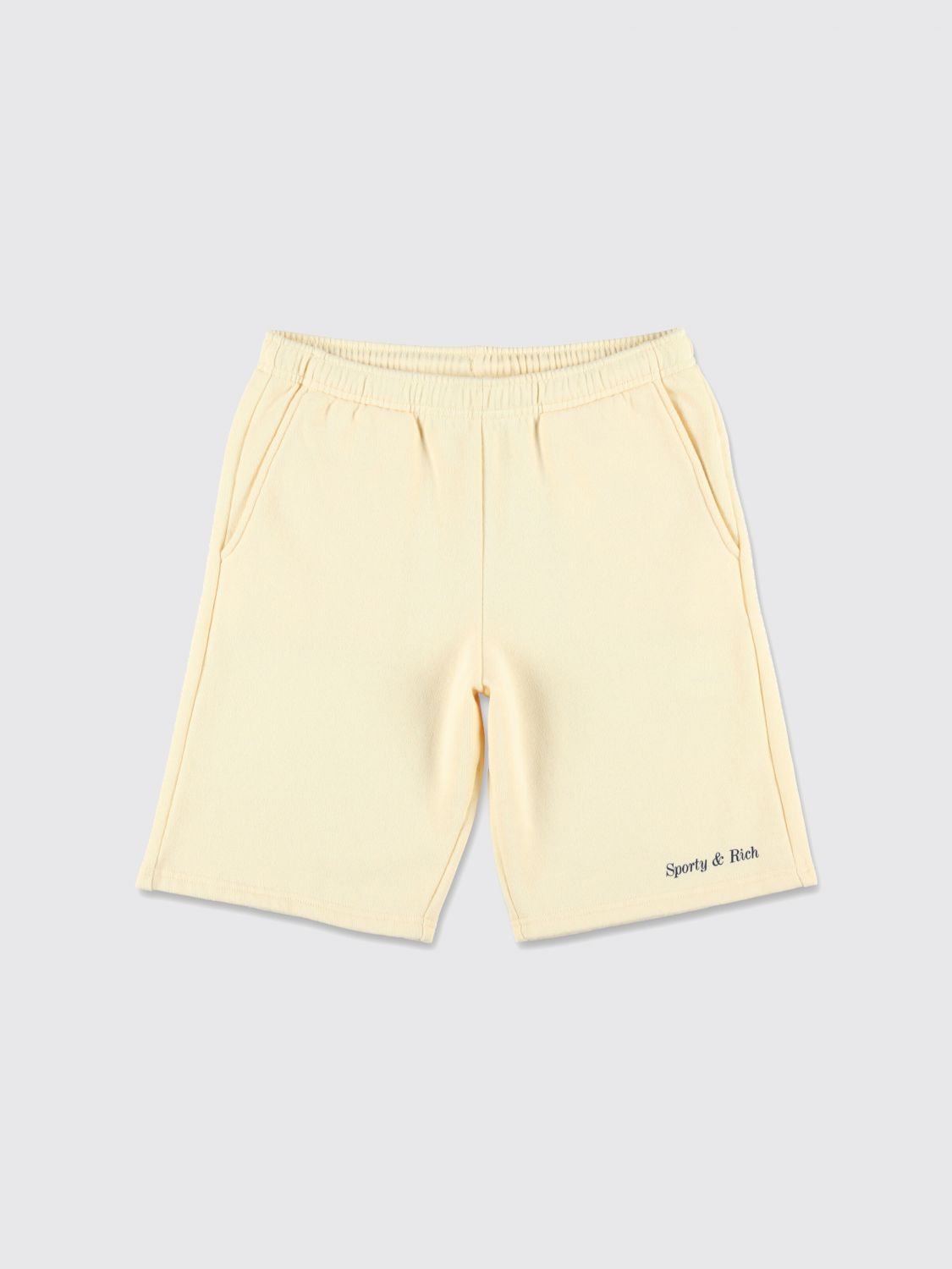 SPORTY & RICH Kid's Jogging Shorts with Drawstring and Logo