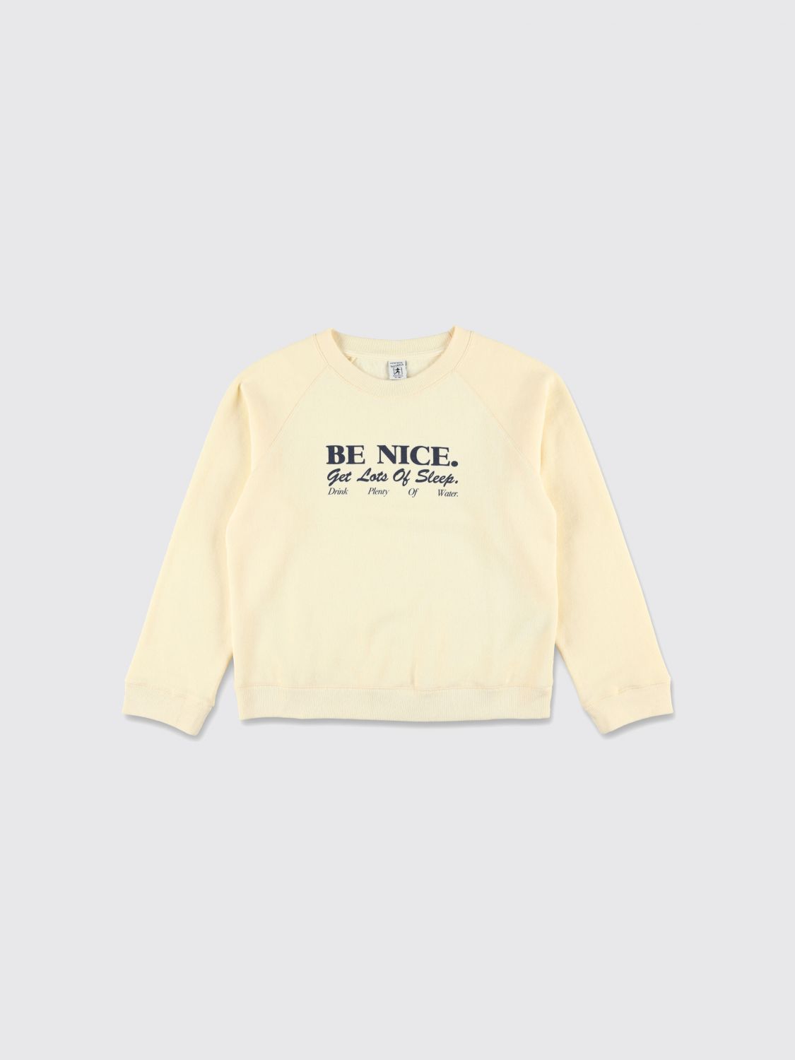SPORTY & RICH Kid's Crewneck Jumper in Cotton Blend with Logo