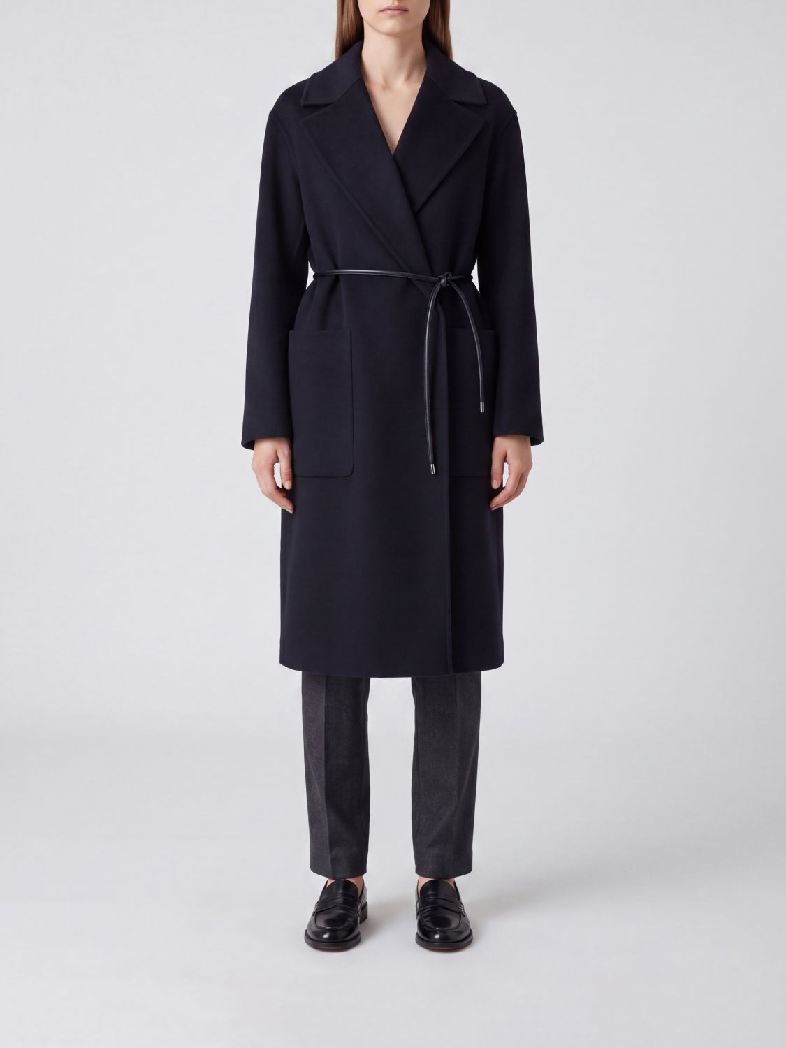 SPORTMAX Coat Woman color Black