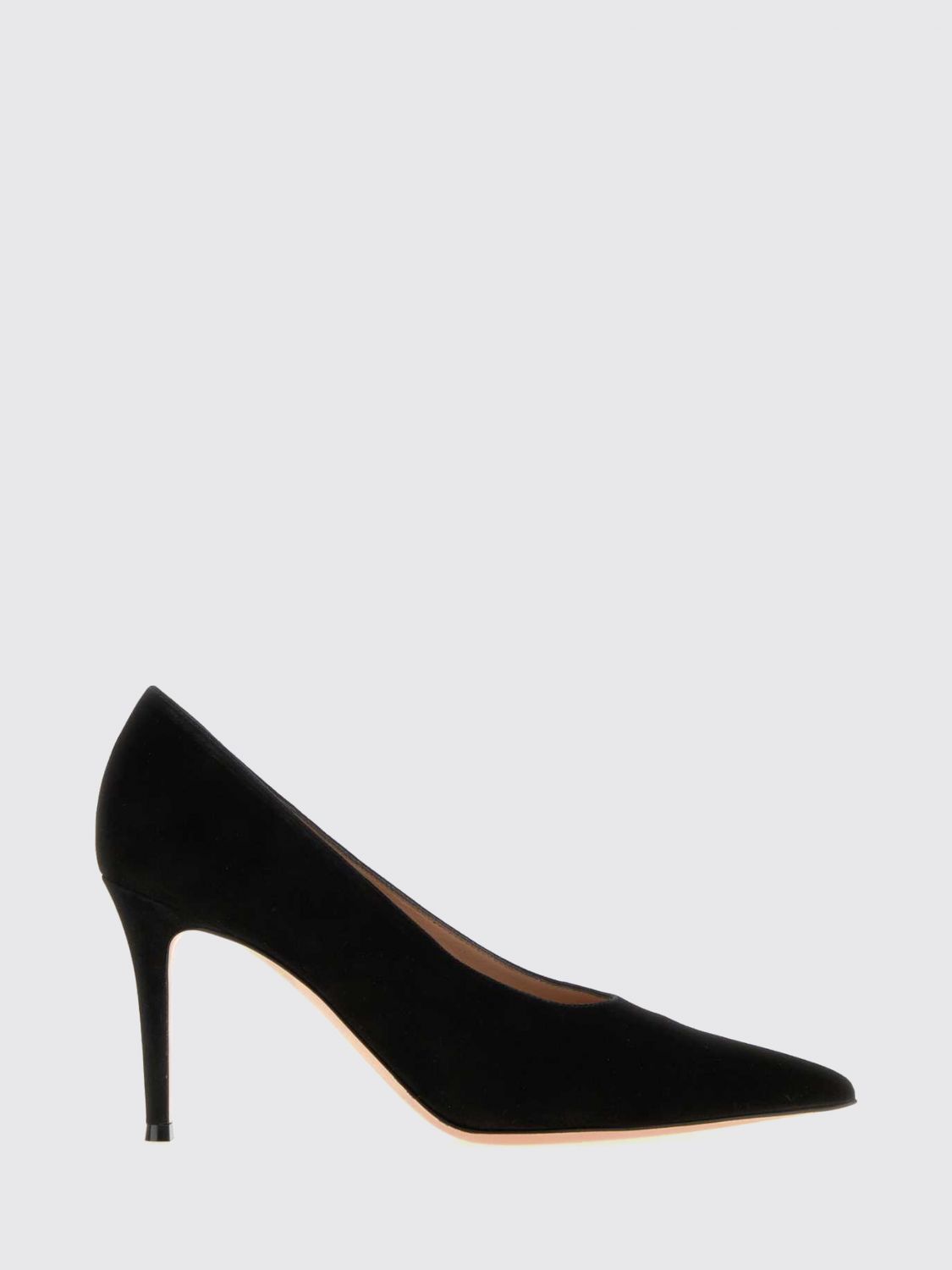 Gianvito Rossi Suede Calfskin High-Heeled Pumps