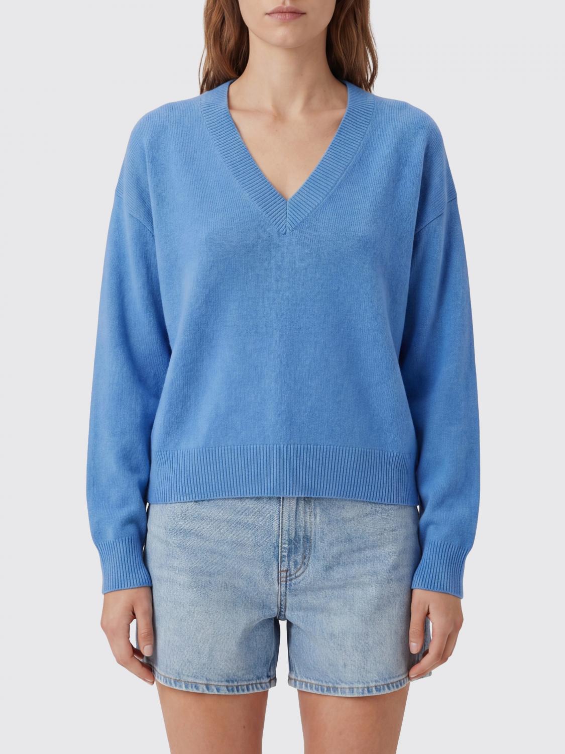 ANINE BING Maglia in puro cashmere con scollo a V e vestibilità relaxed