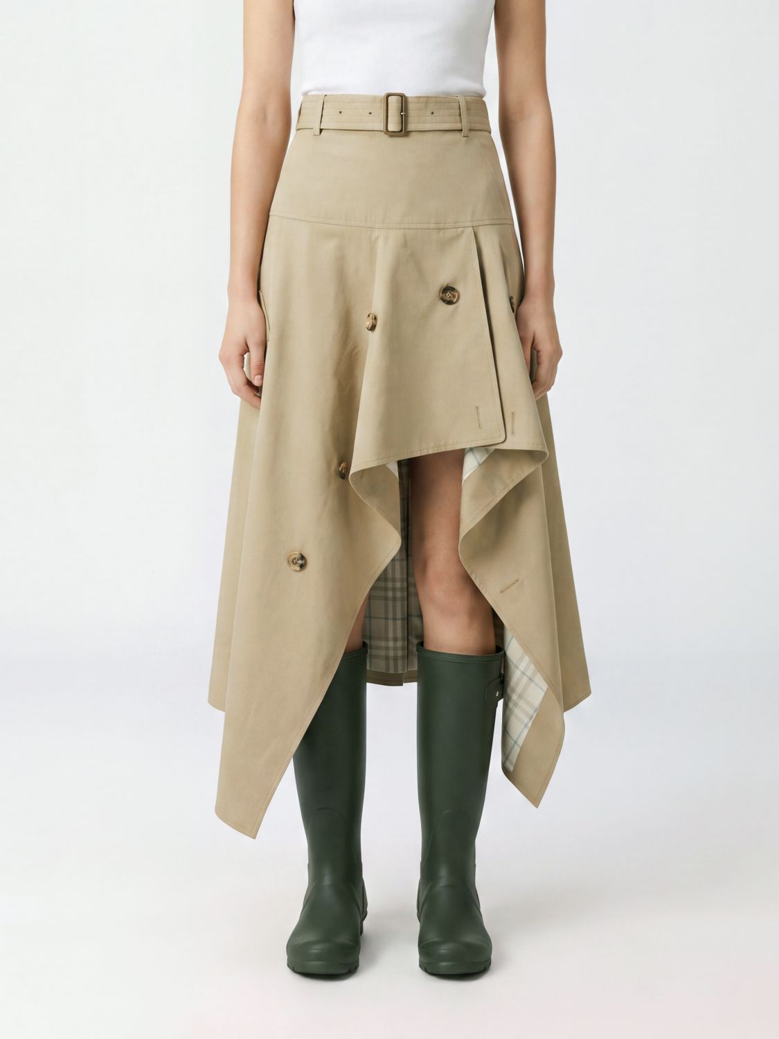 BURBERRY Skirt Woman color Beige