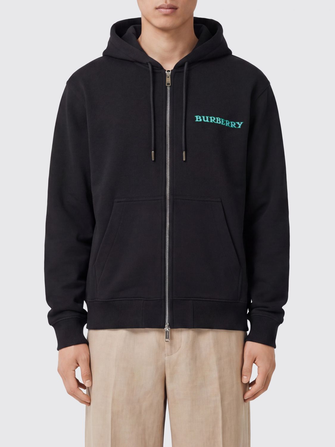 BURBERRY Felpa Uomo colore Nero