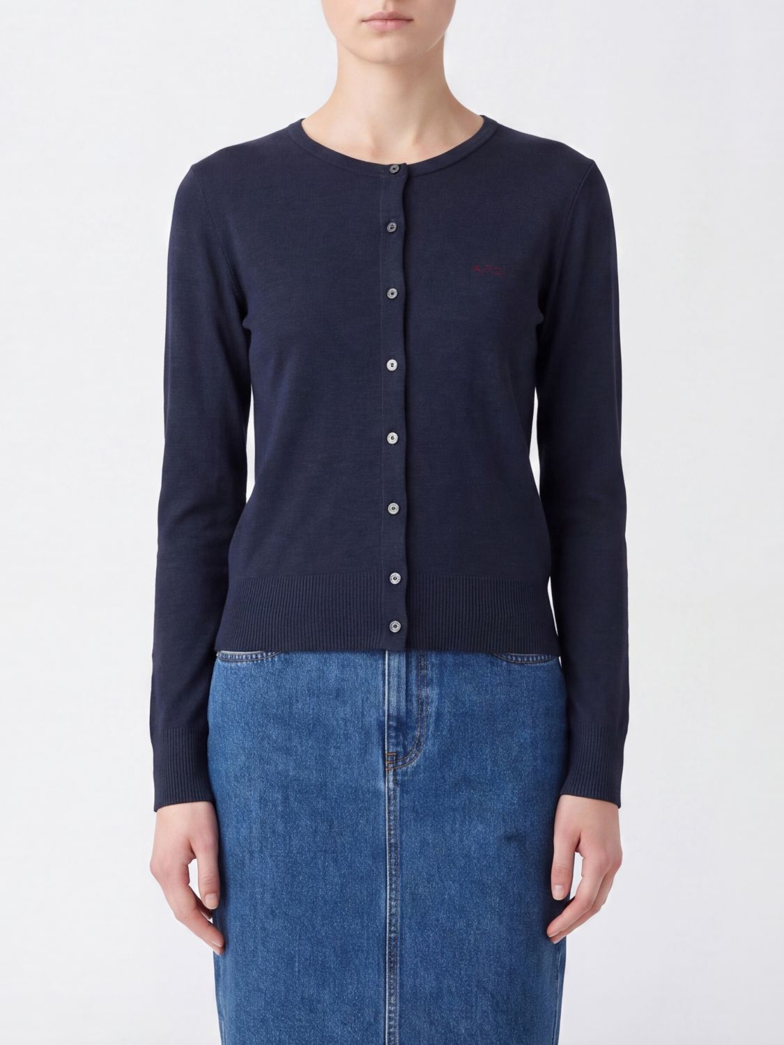 A. P.C. Cardigan in cotone bio