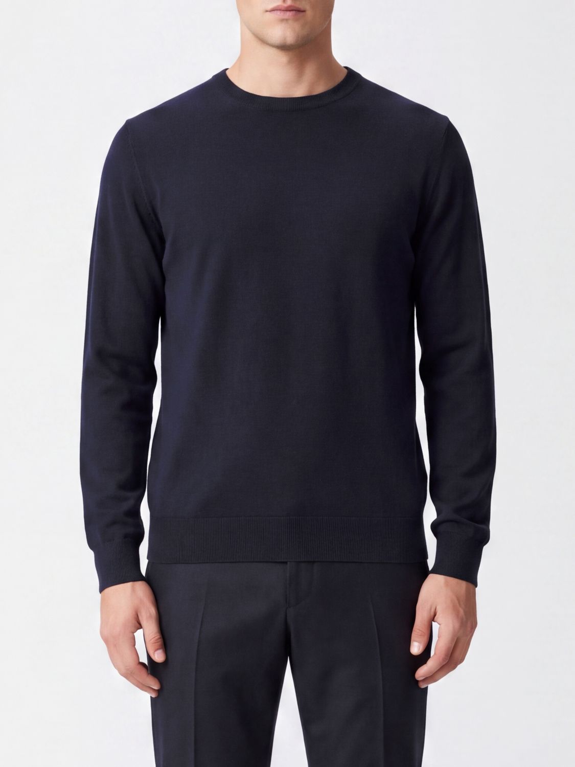 BRIONI Cashmere and Silk Blend Crewneck Jumper